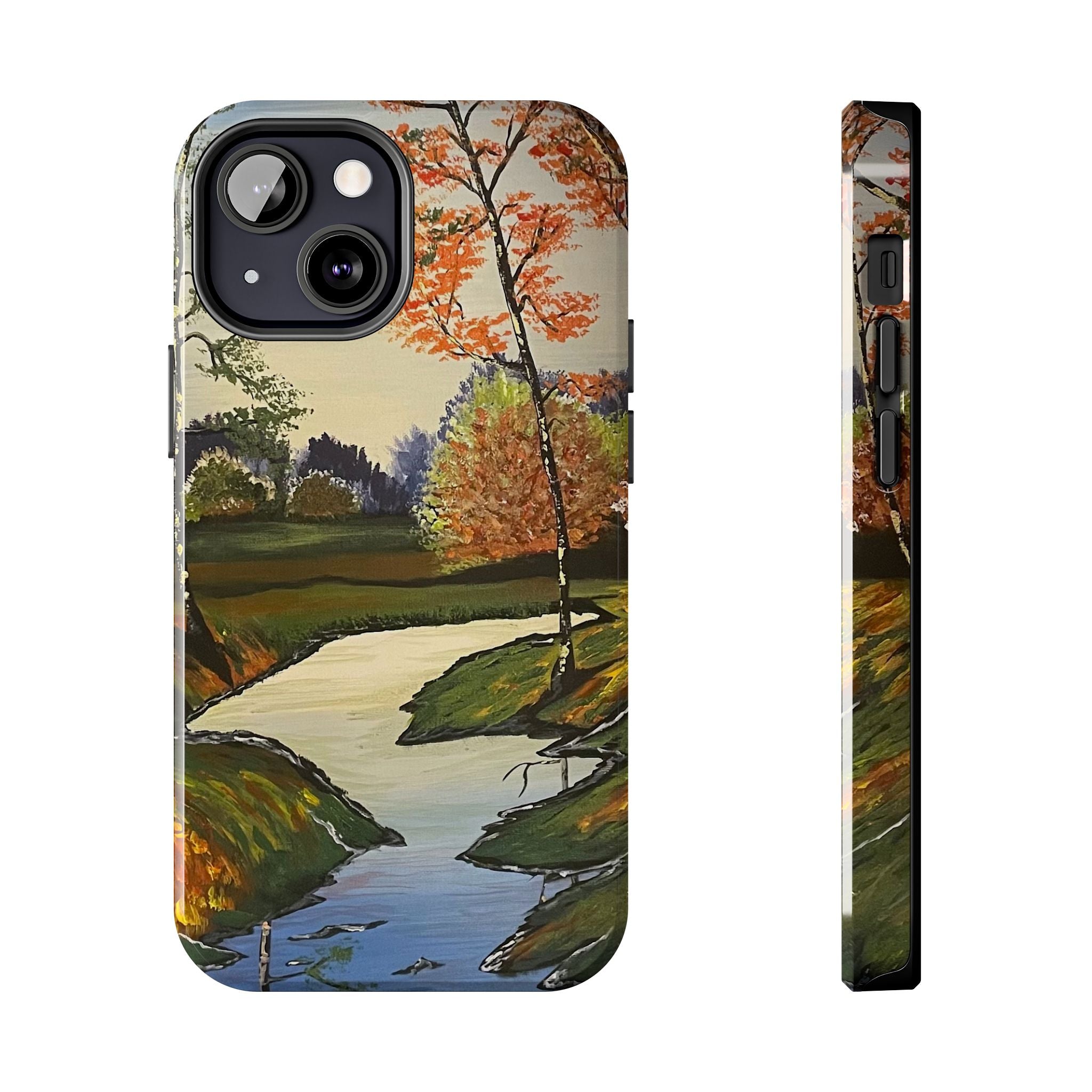 Whispering Birches Phone Case - Hand Painted Unique Designs