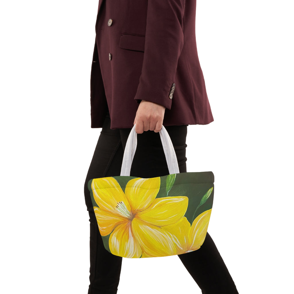 Golden Bloom Insulated Lunch Bag