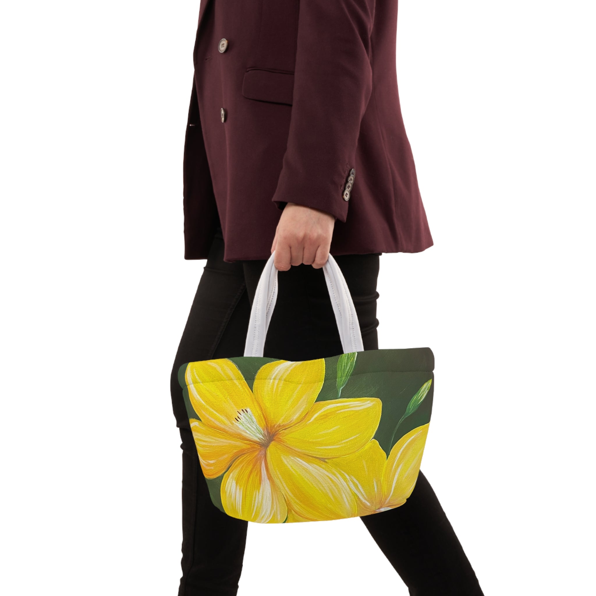 Golden Bloom Insulated Lunch Bag
