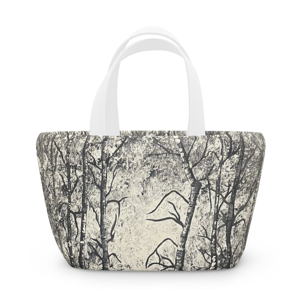 Silver Shadows Lunch Bag — Insulated Tote