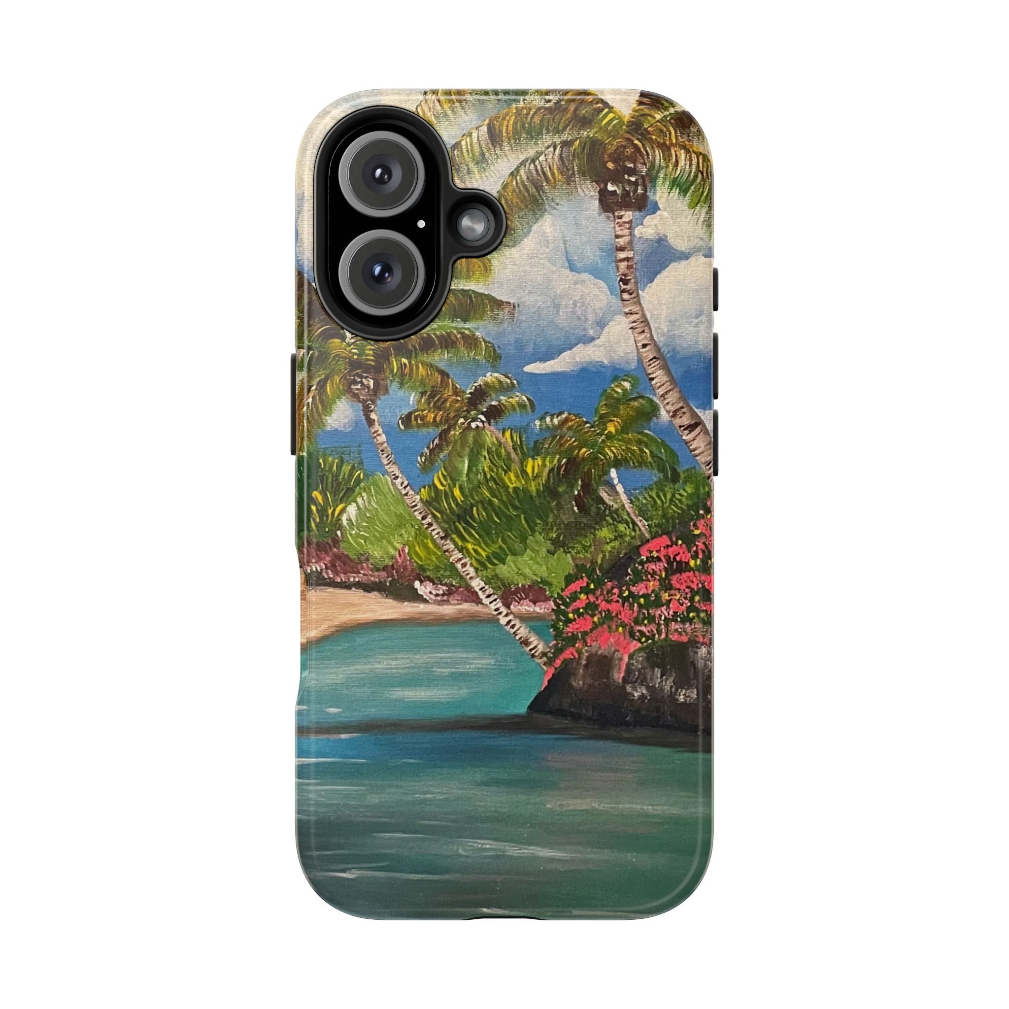 Blooming Paradise Phone Case Hand Painted Unique Designs