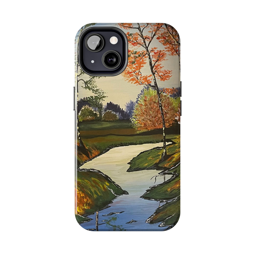 Whispering Birches Phone Case - Hand Painted Unique Designs