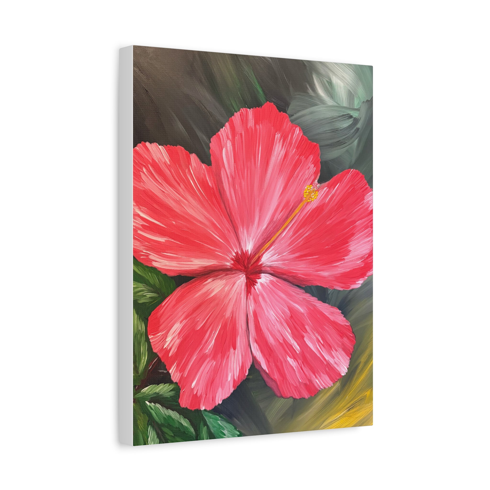 Hibiscus Hues Canvas Wall Art