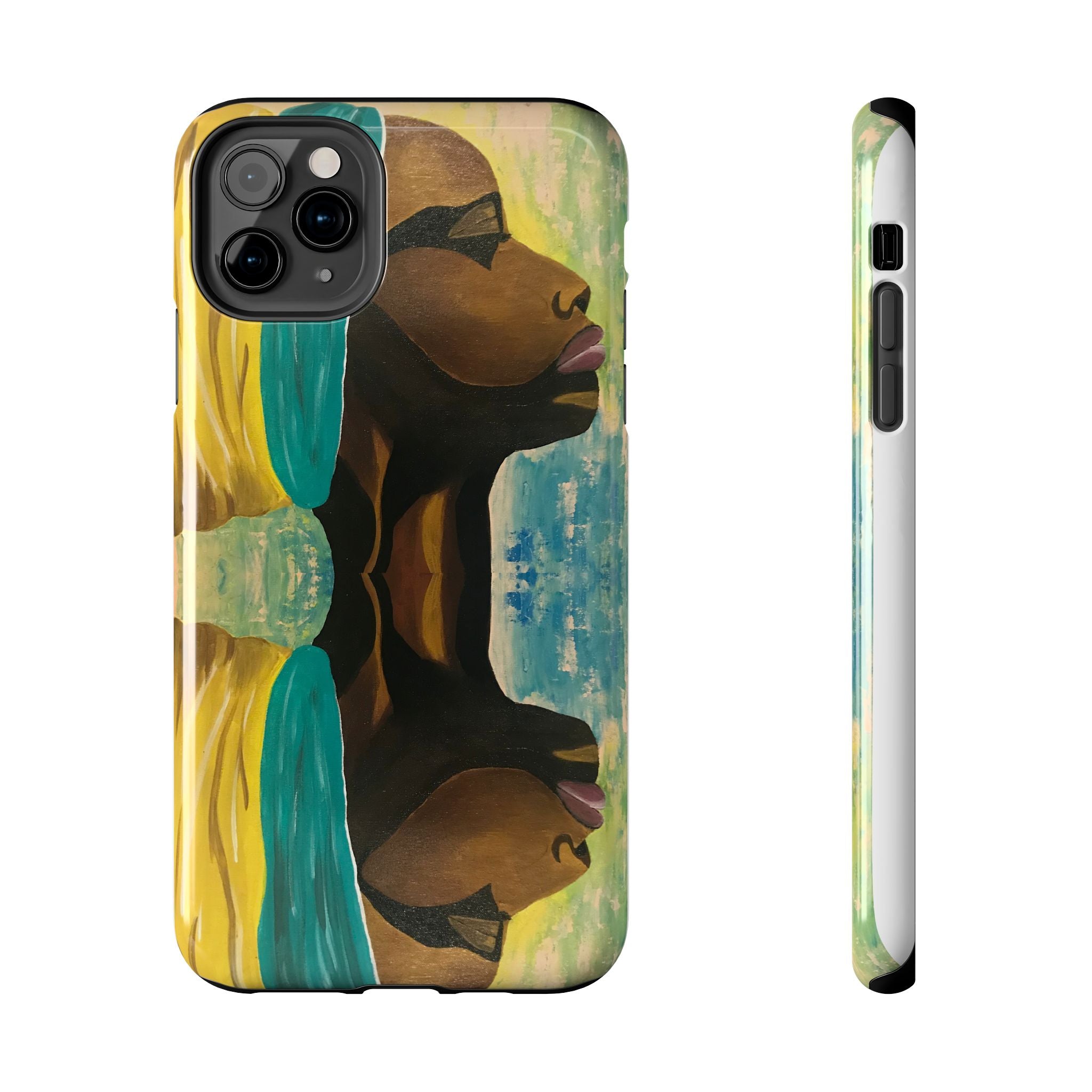 Hues of Heritage Phone Case Hand Painted