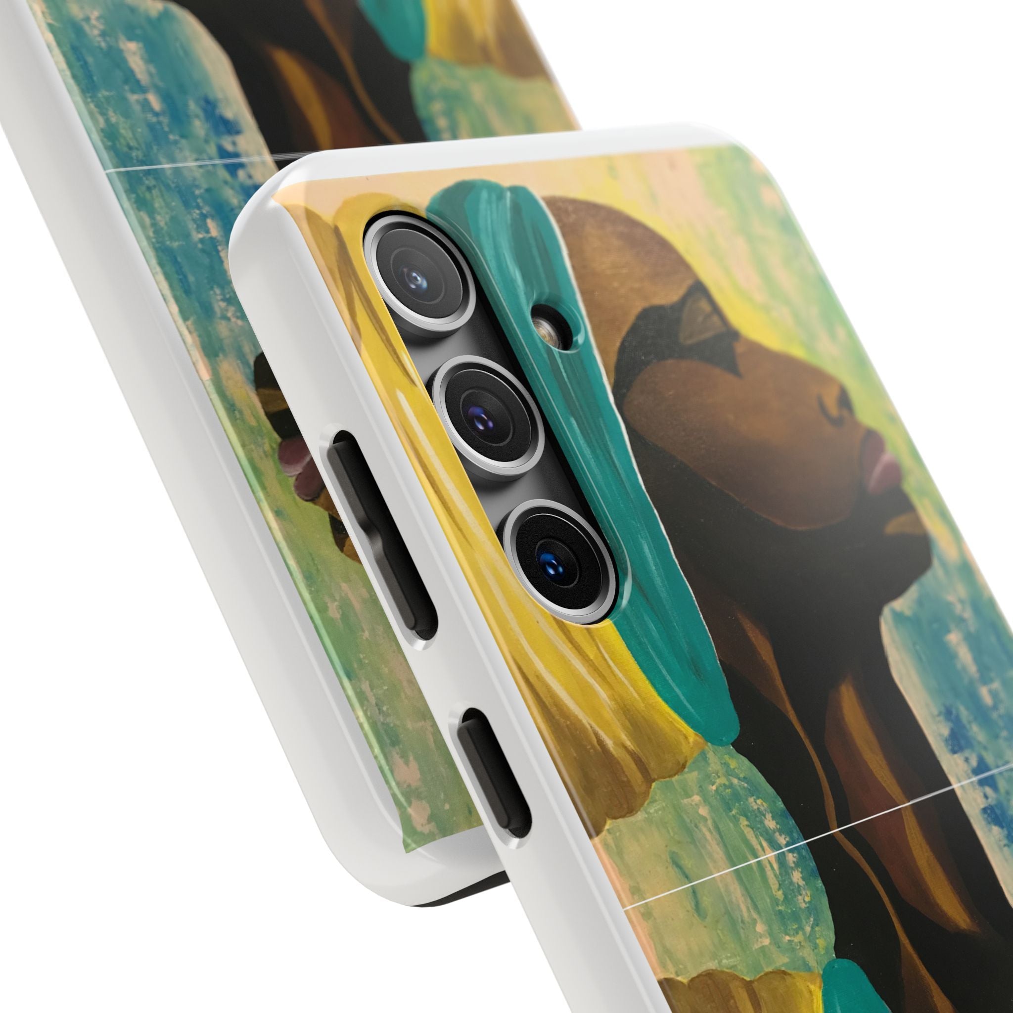 Hues of Heritage Phone Case Hand Painted