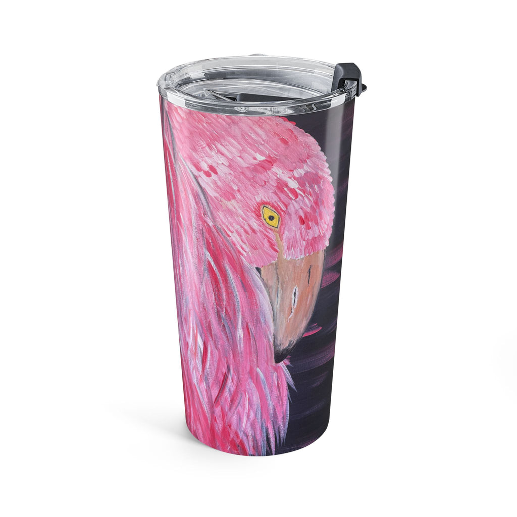 Feathered Grace 20oz Artistic Tumbler - Perfect Hand Painted Gift
