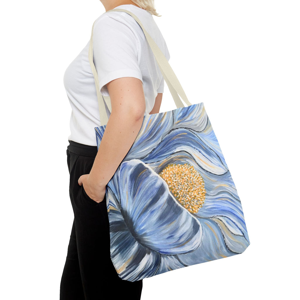 Velvet Current Hand Painted Tote Bag