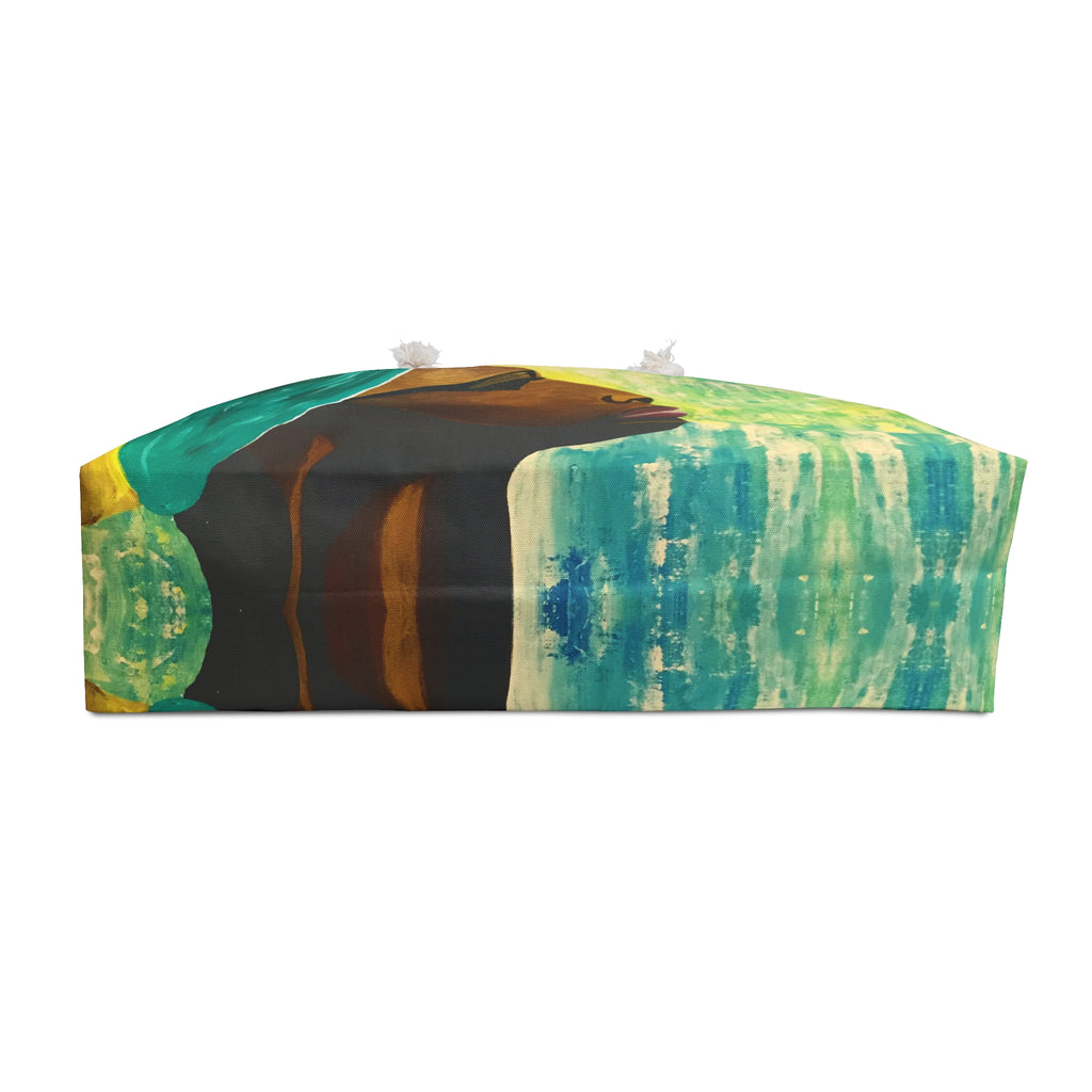 Hues of Heritage Tote Bag with Hand Painted Designs