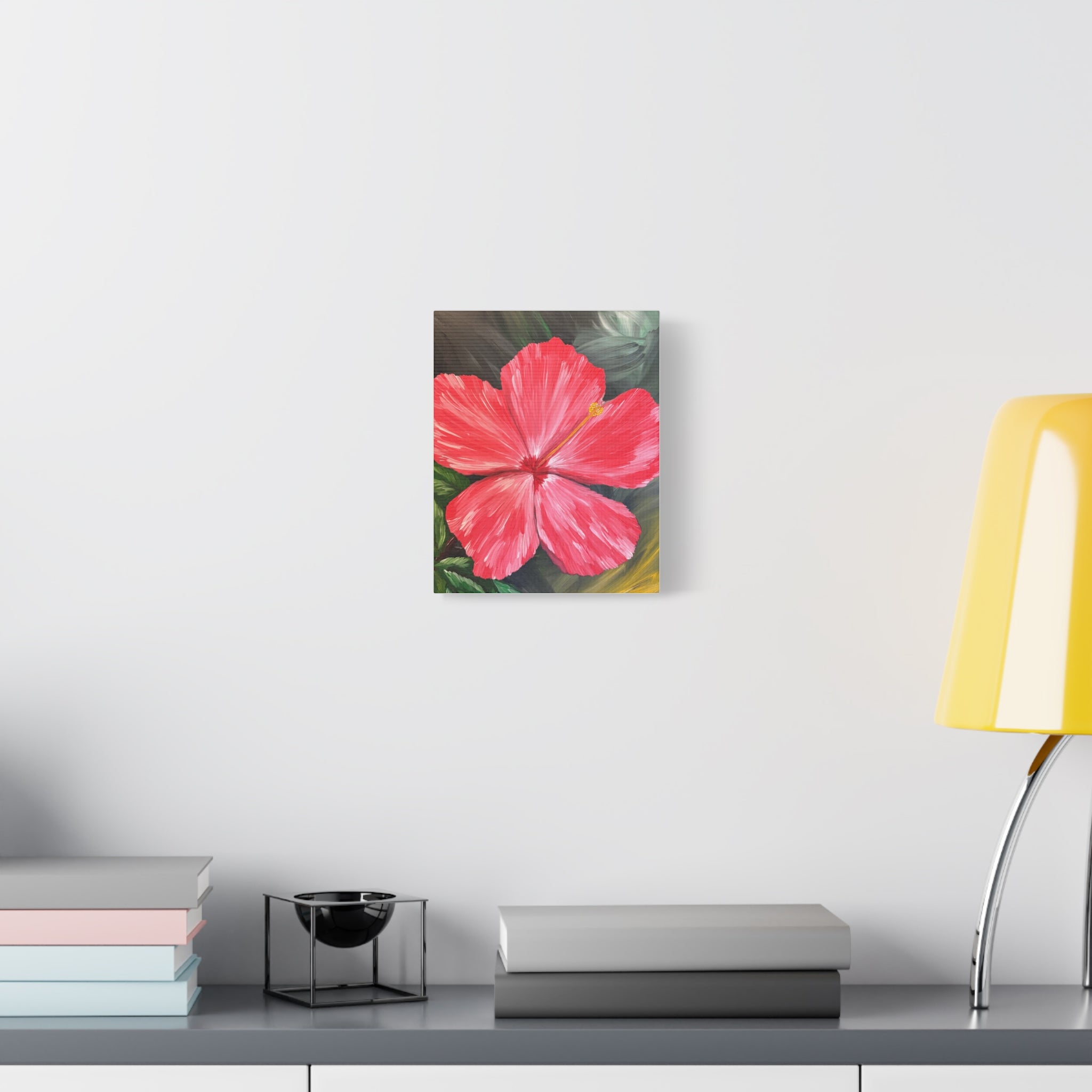 Hibiscus Hues Canvas Wall Art