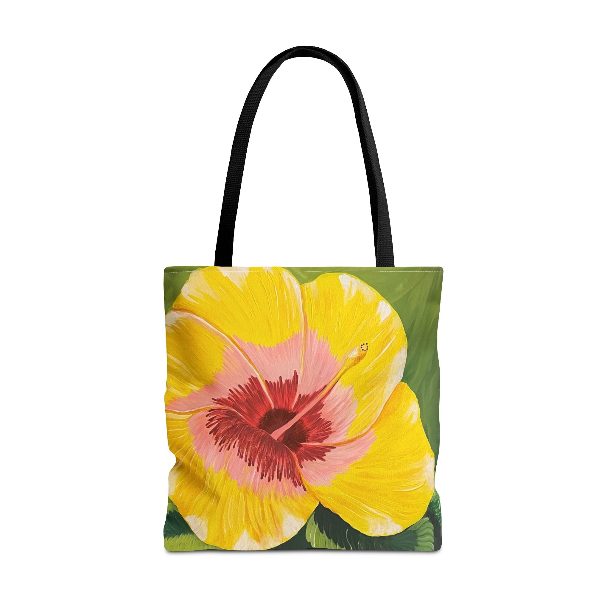 Blushing Sunrise Hand Painted Tote Bag