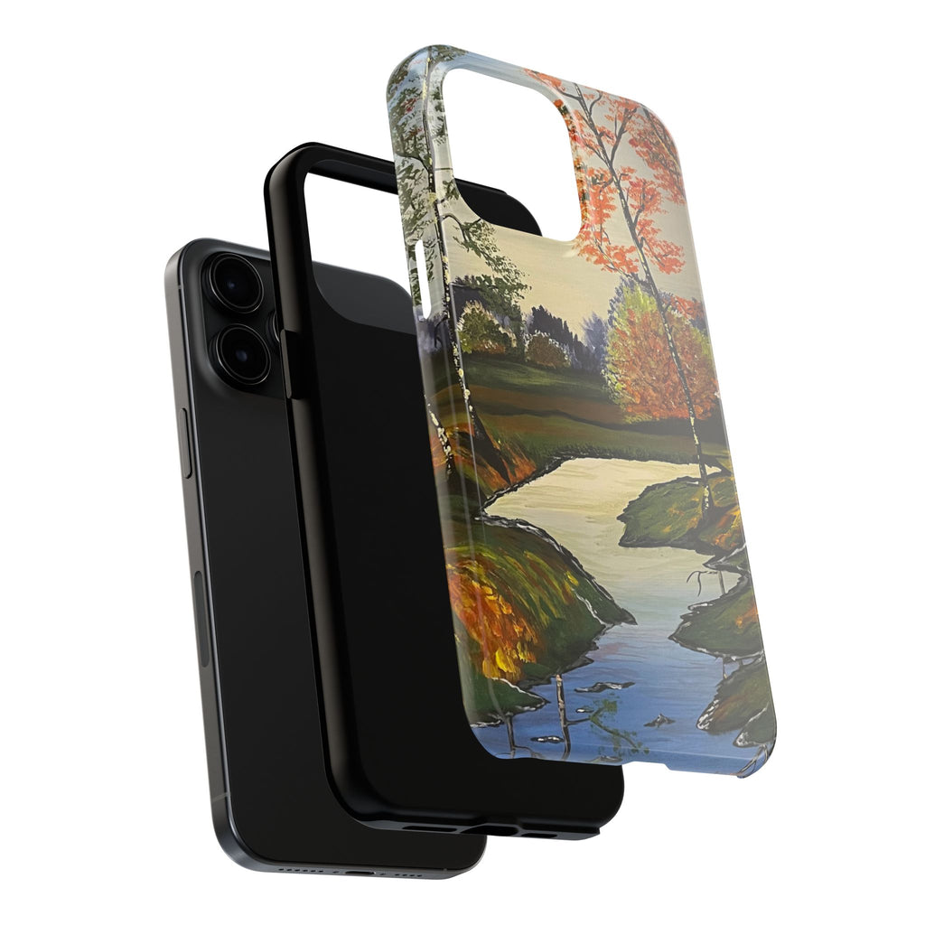 Whispering Birches Phone Case - Hand Painted Unique Designs