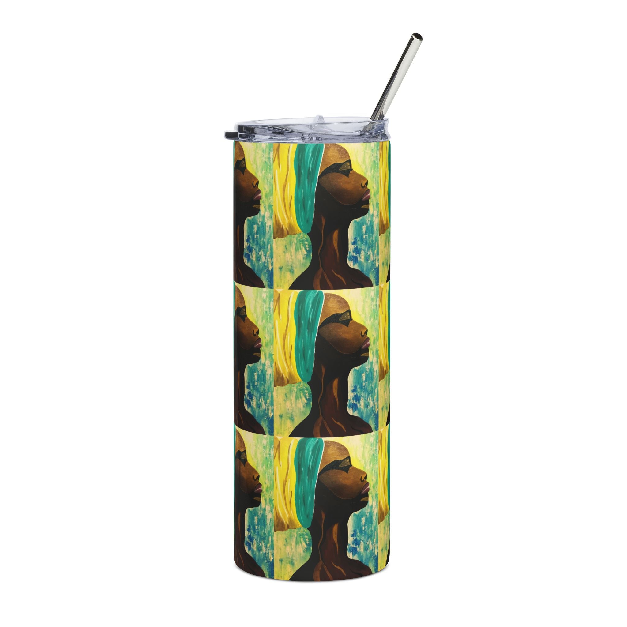 Hues of Heritage 20oz Stainless Steel Drinkware, Unique Design for Coffee Lovers, Gift for Her, Travel Mug, Inspirational