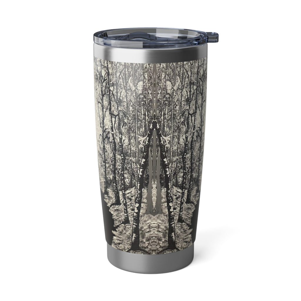 Silver Shadows 20oz Insulated Drinkware, Summer Travel Mug, Gift for Nature Lovers, Eco-Friendly Hydration