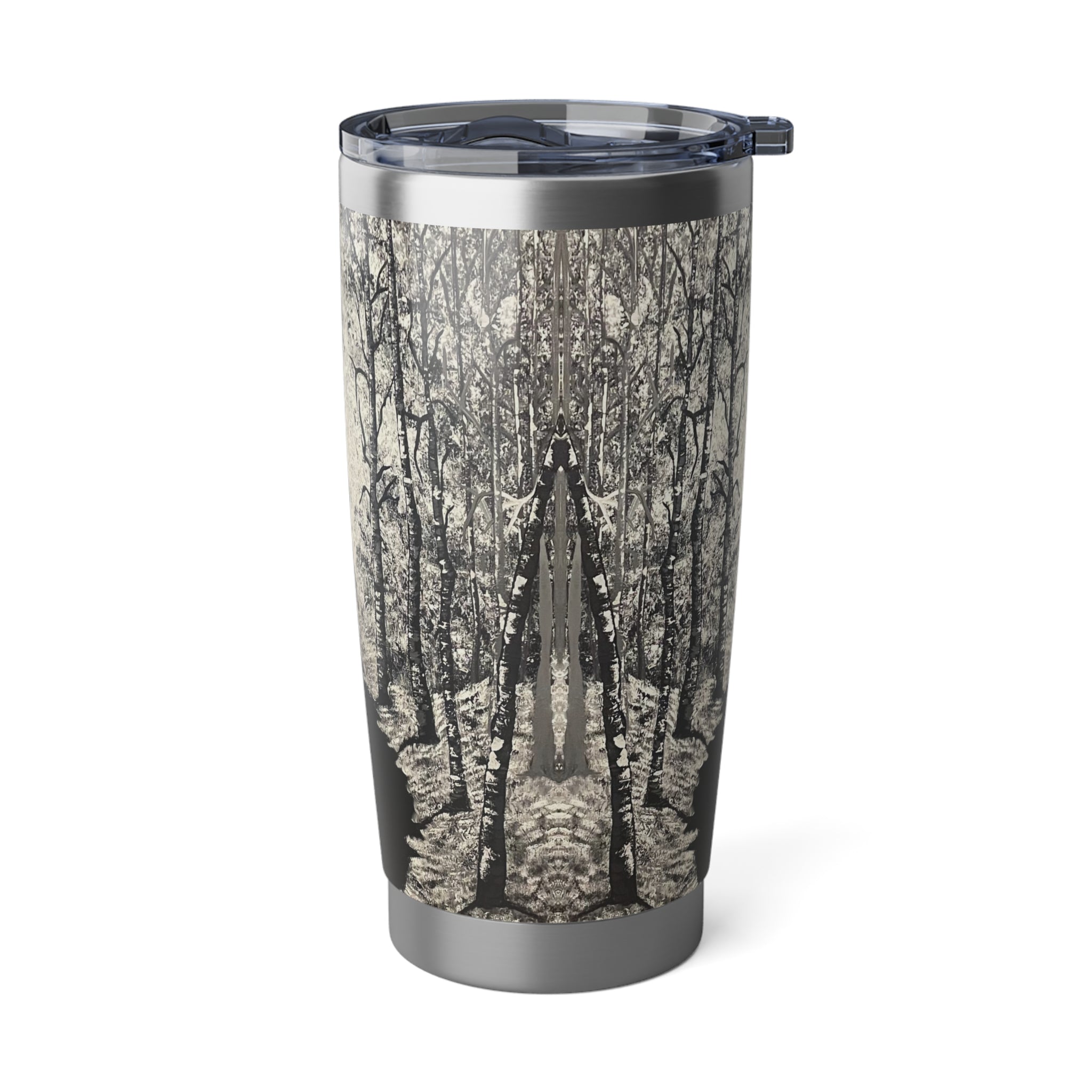 Silver Shadows 20oz Insulated Drinkware, Summer Travel Mug, Gift for Nature Lovers, Eco-Friendly Hydration