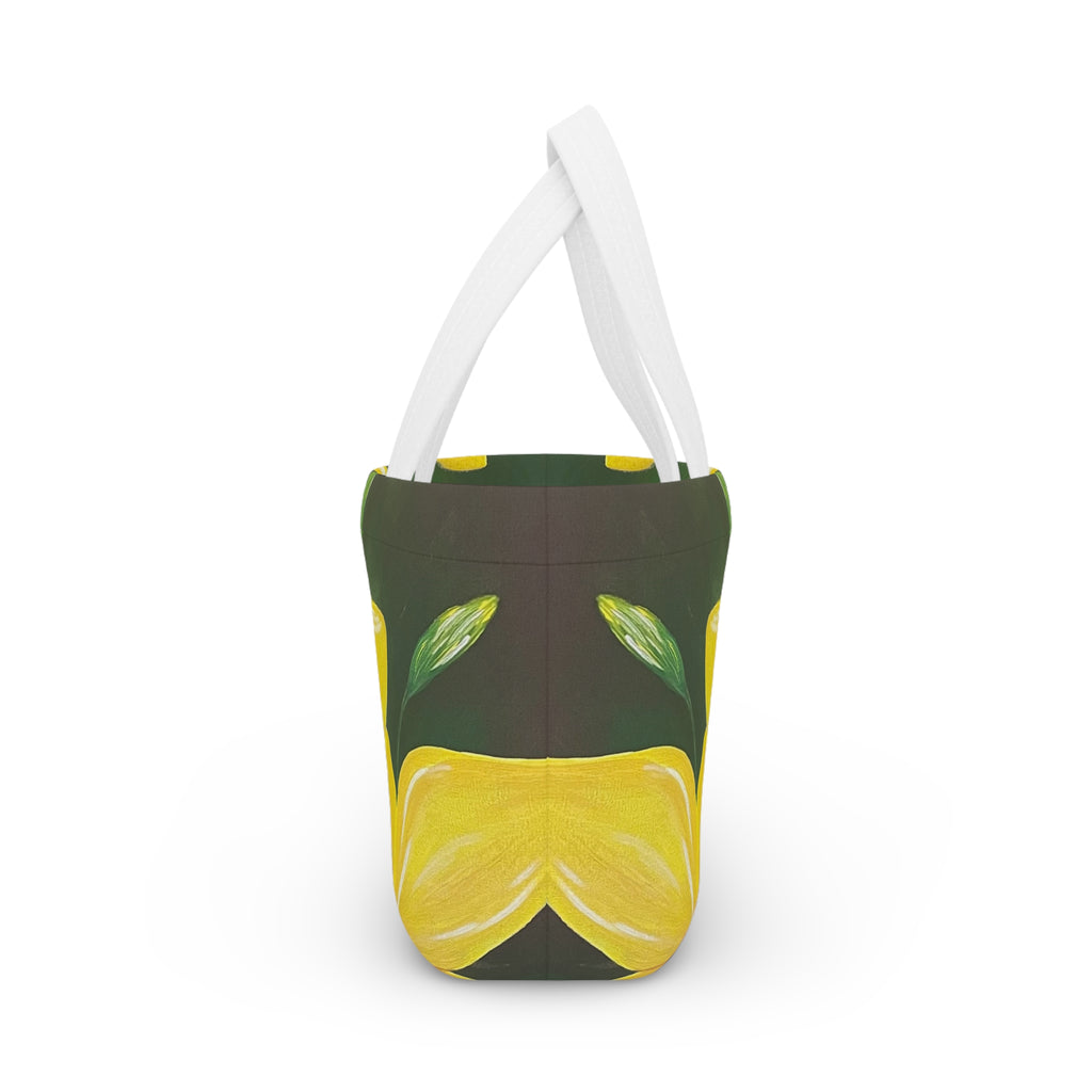 Golden Bloom Insulated Lunch Bag