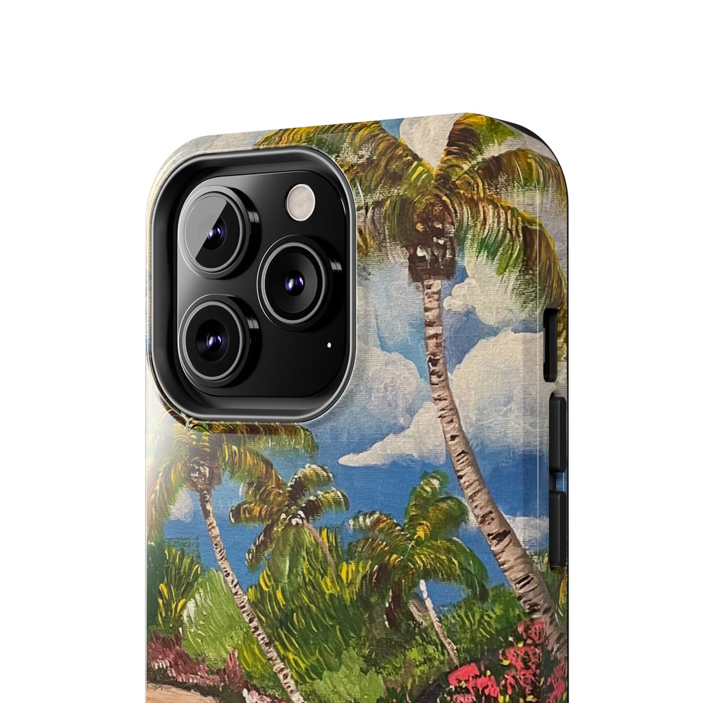 Blooming Paradise Phone Case Hand Painted Unique Designs