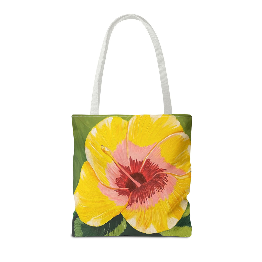 Blushing Sunrise Hand Painted Tote Bag