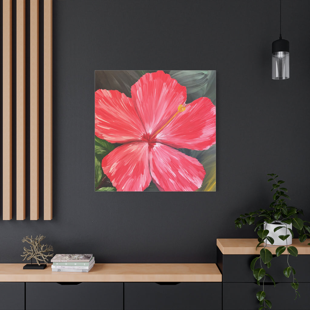Hibiscus Hues Canvas Wall Art