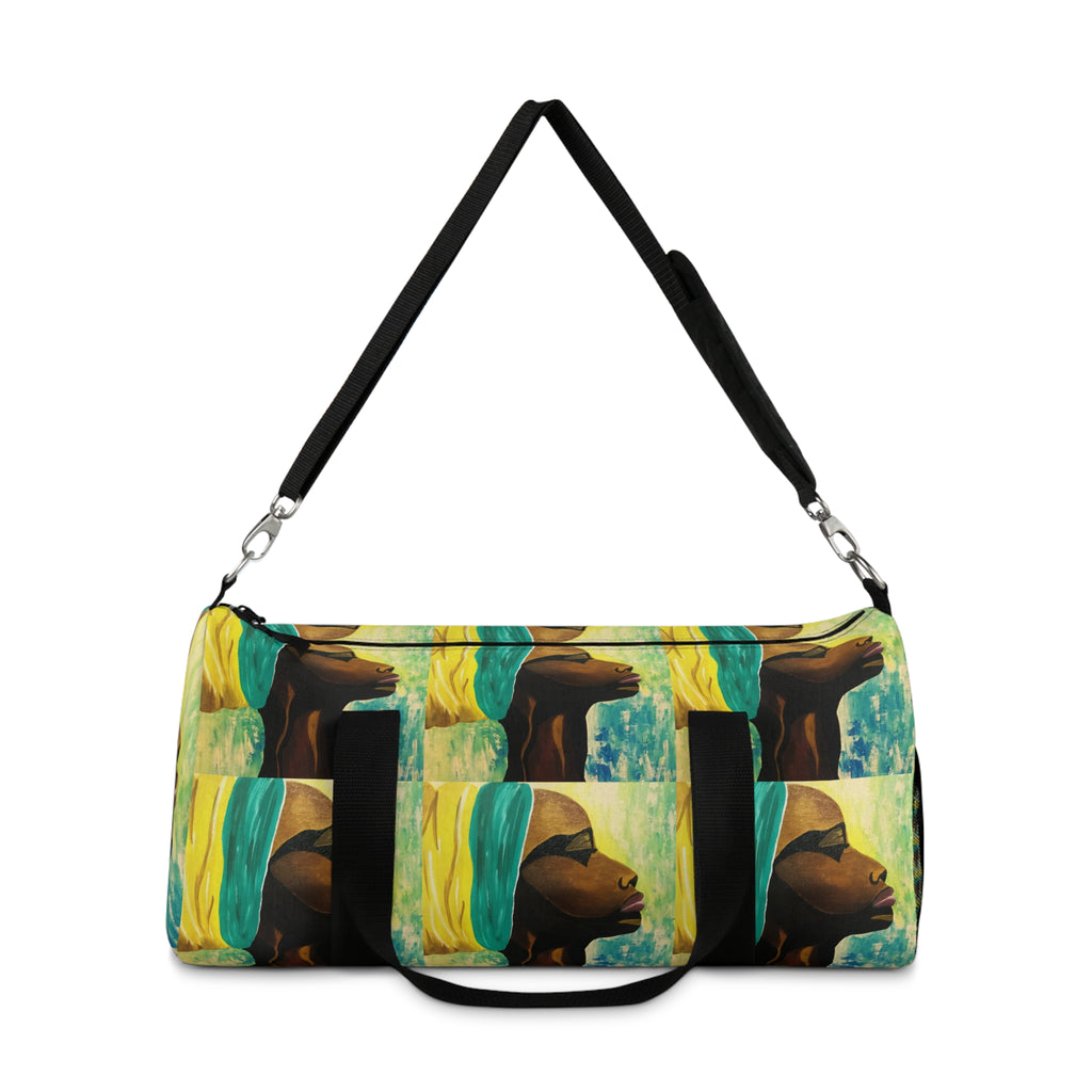 Hues of Heritage Hand Painted Duffel Bag