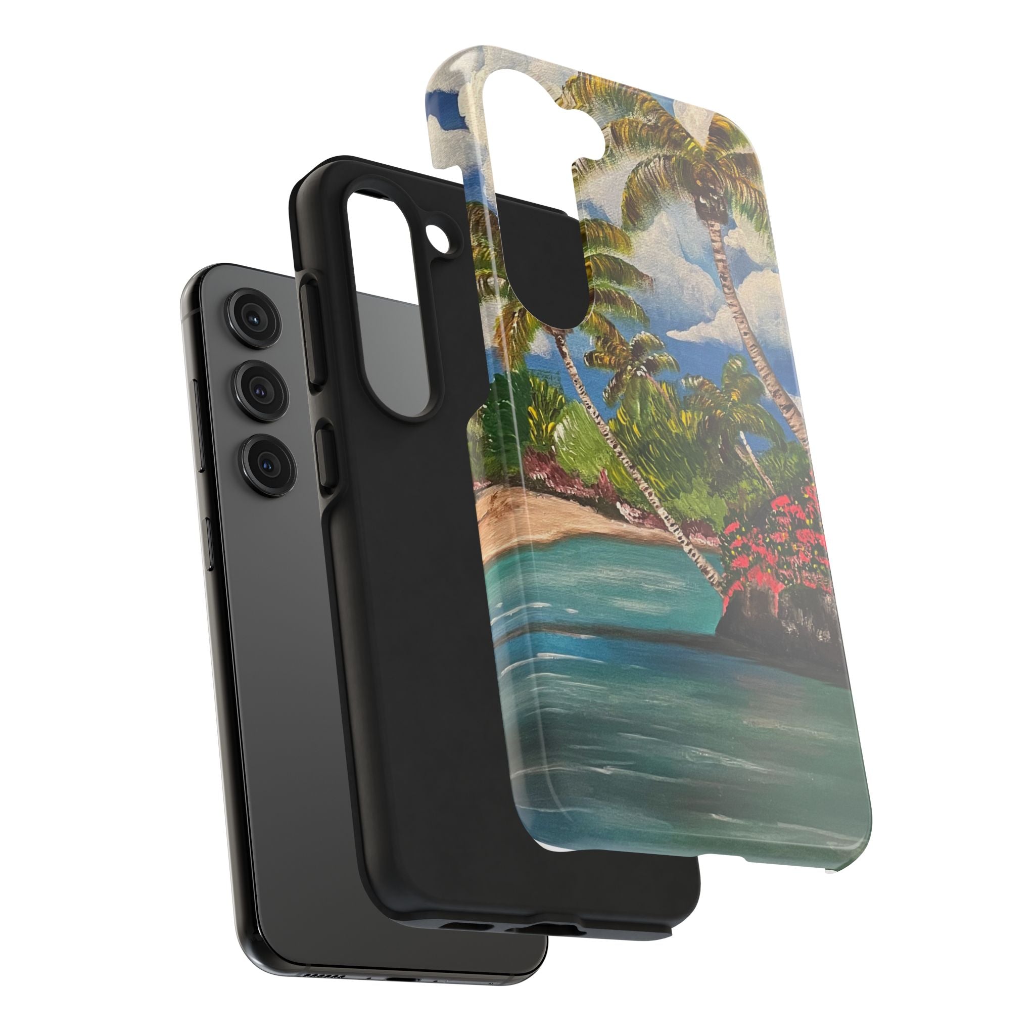 Blooming Paradise Phone Case Hand Painted Unique Designs