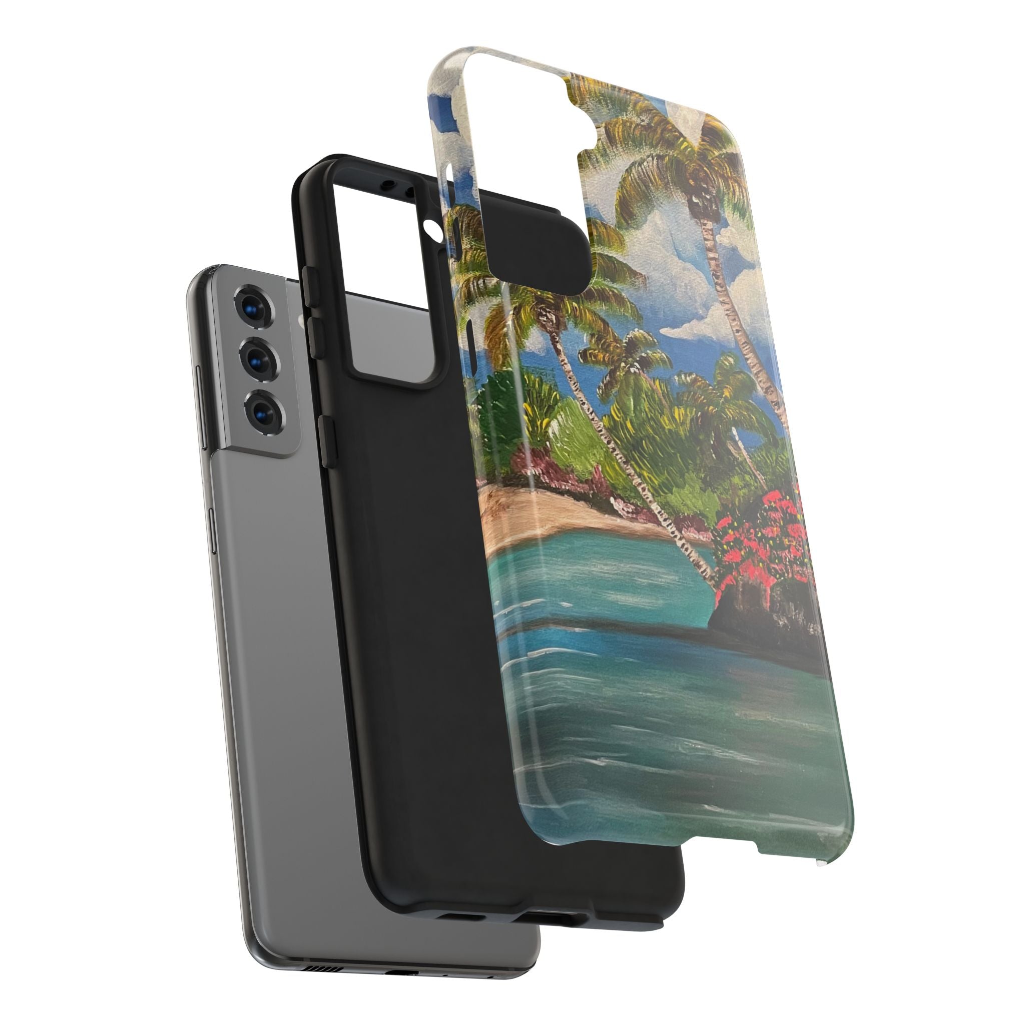 Blooming Paradise Phone Case Hand Painted Unique Designs