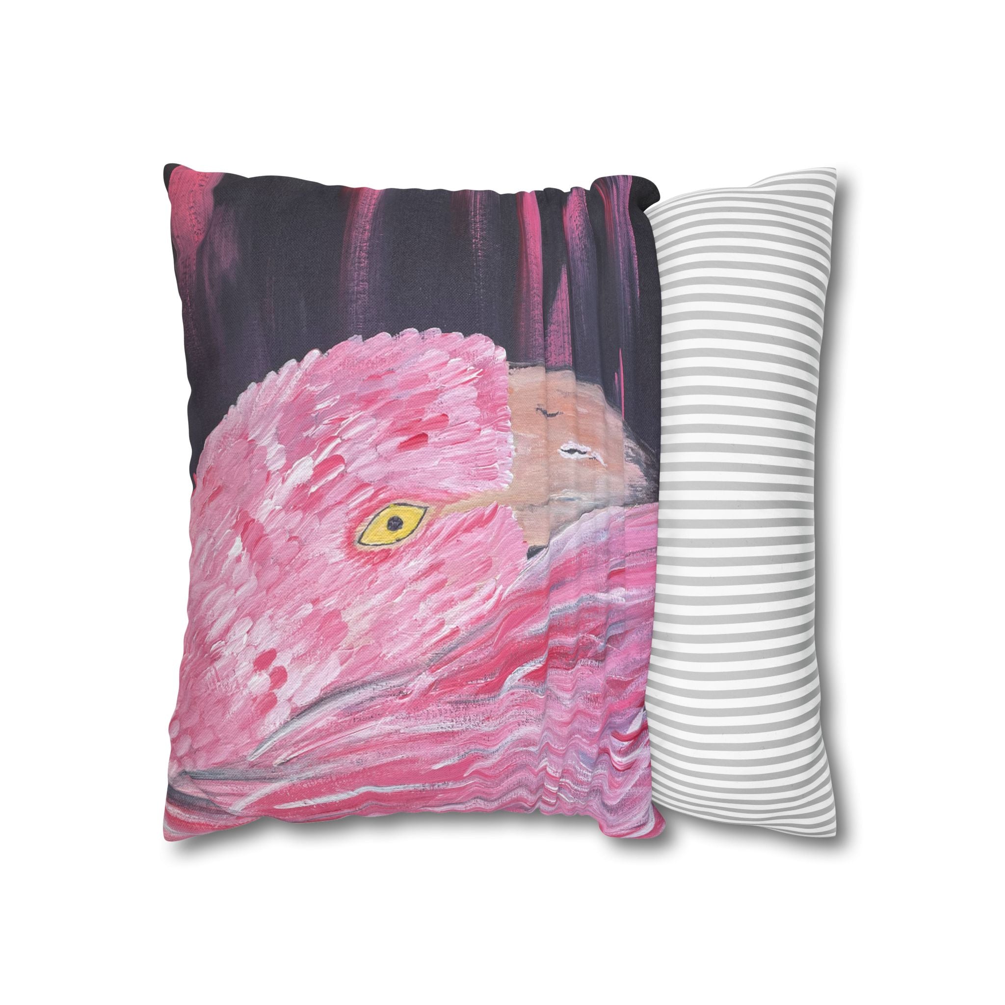 Feathered Grace Square Decorative Pillow Sham