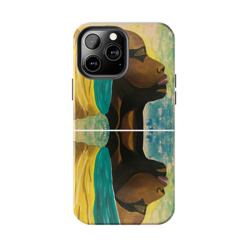 Hues of Heritage Phone Case Hand Painted