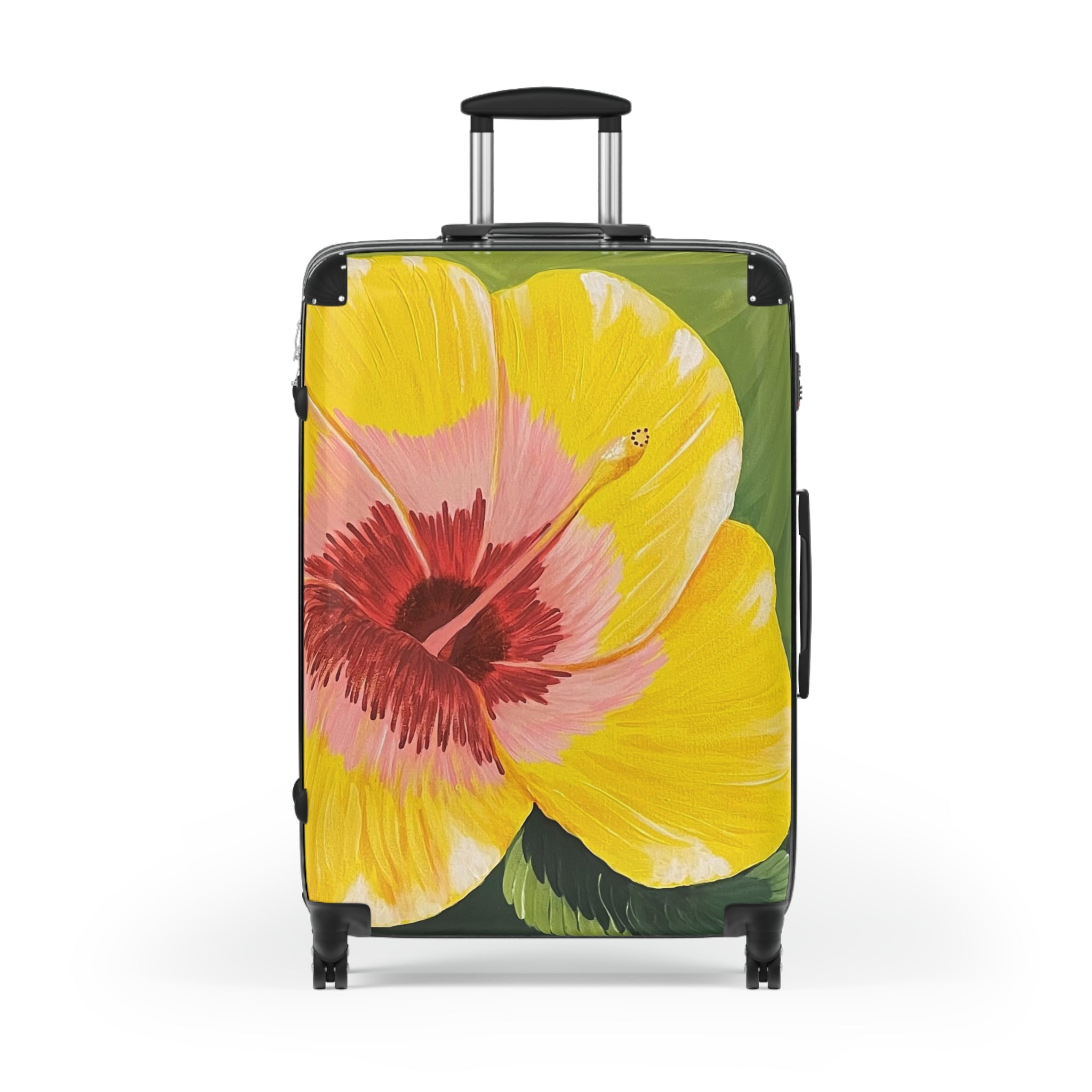 Blushing Sunrise Handprinted Colorful Suitcase