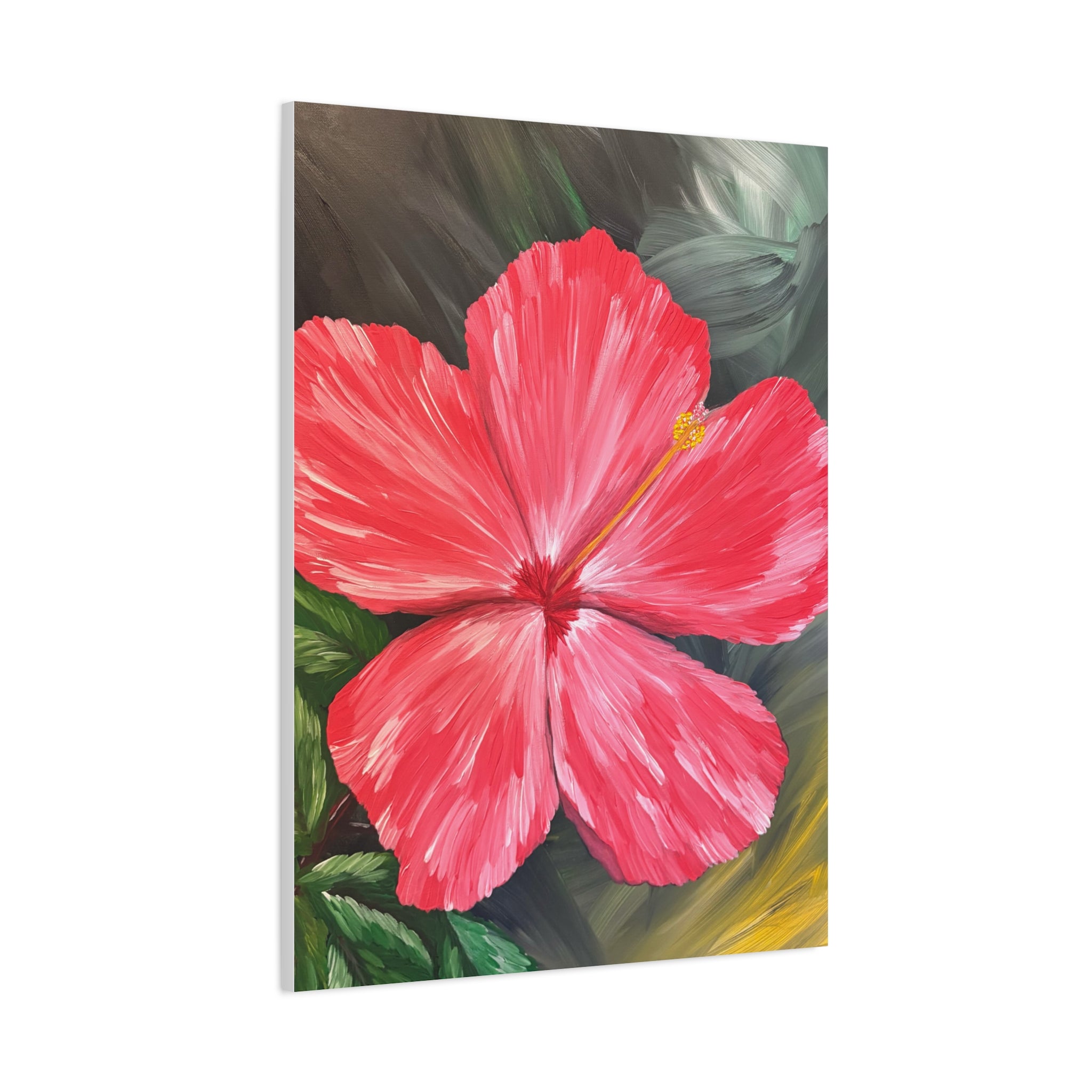 Hibiscus Hues Canvas Wall Art