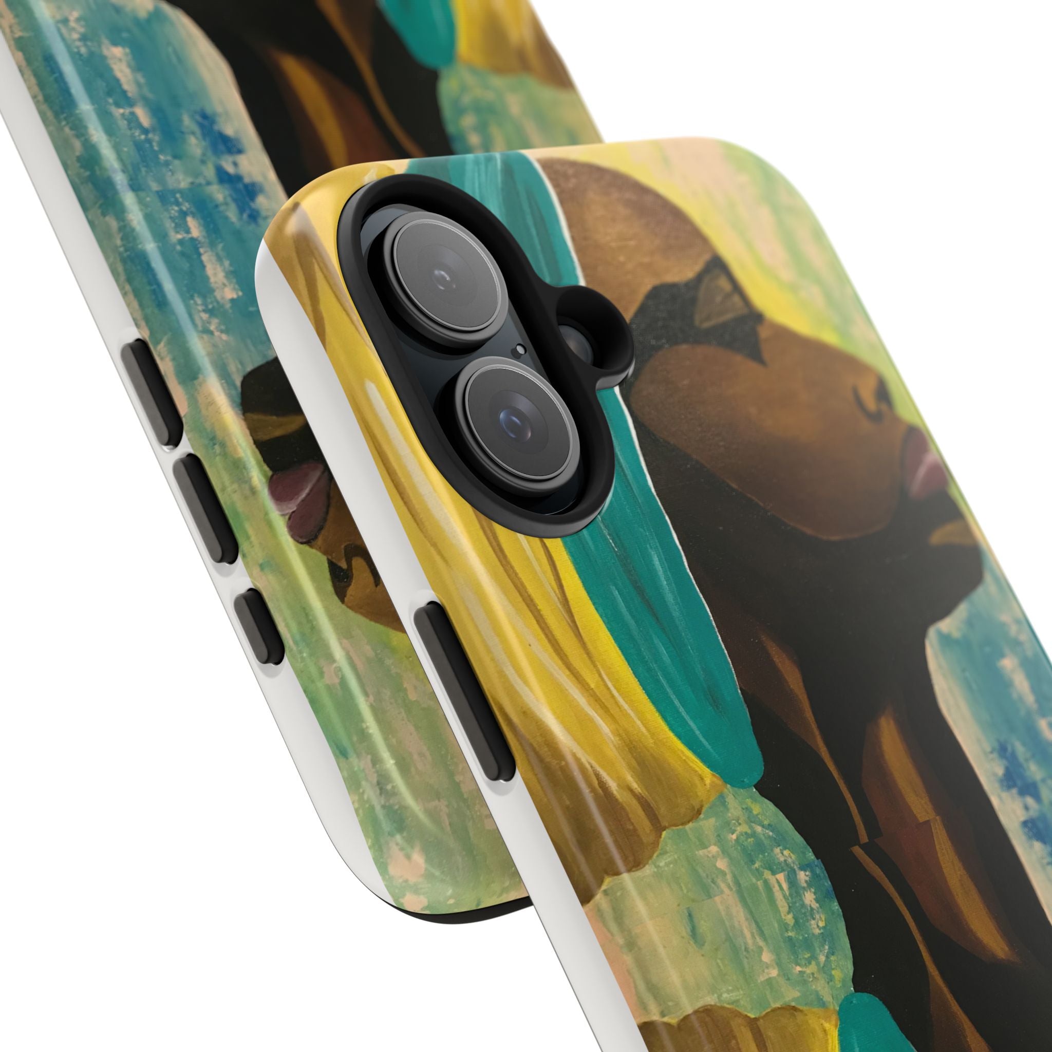 Hues of Heritage Phone Case Hand Painted