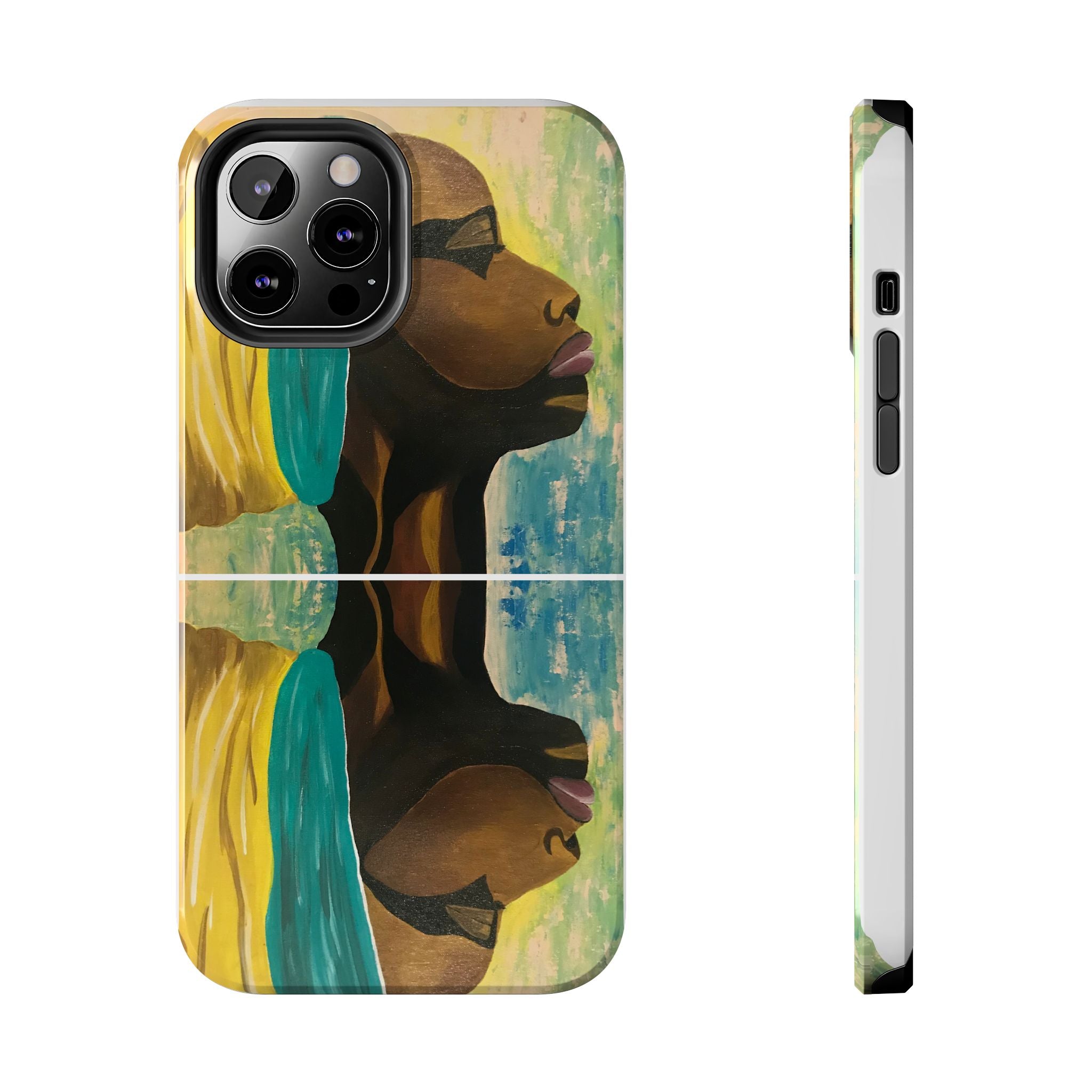 Hues of Heritage Phone Case Hand Painted