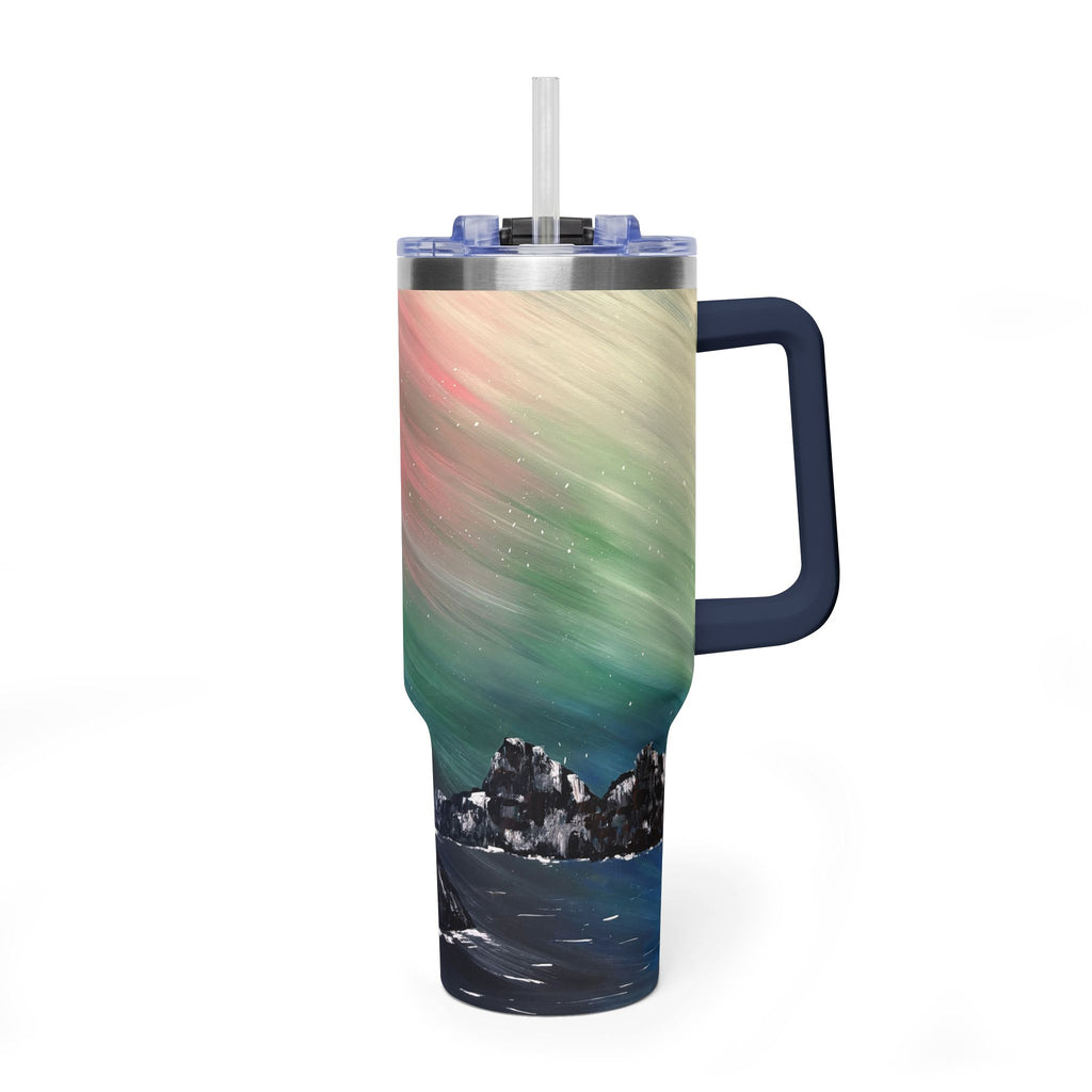 The North Sky 40oz  Vacuum Tumbler — Insulated Travel Mug with Straw