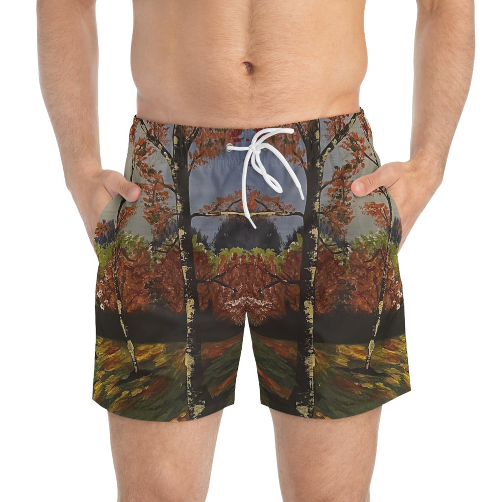 Whispering Birches Swim Trunks