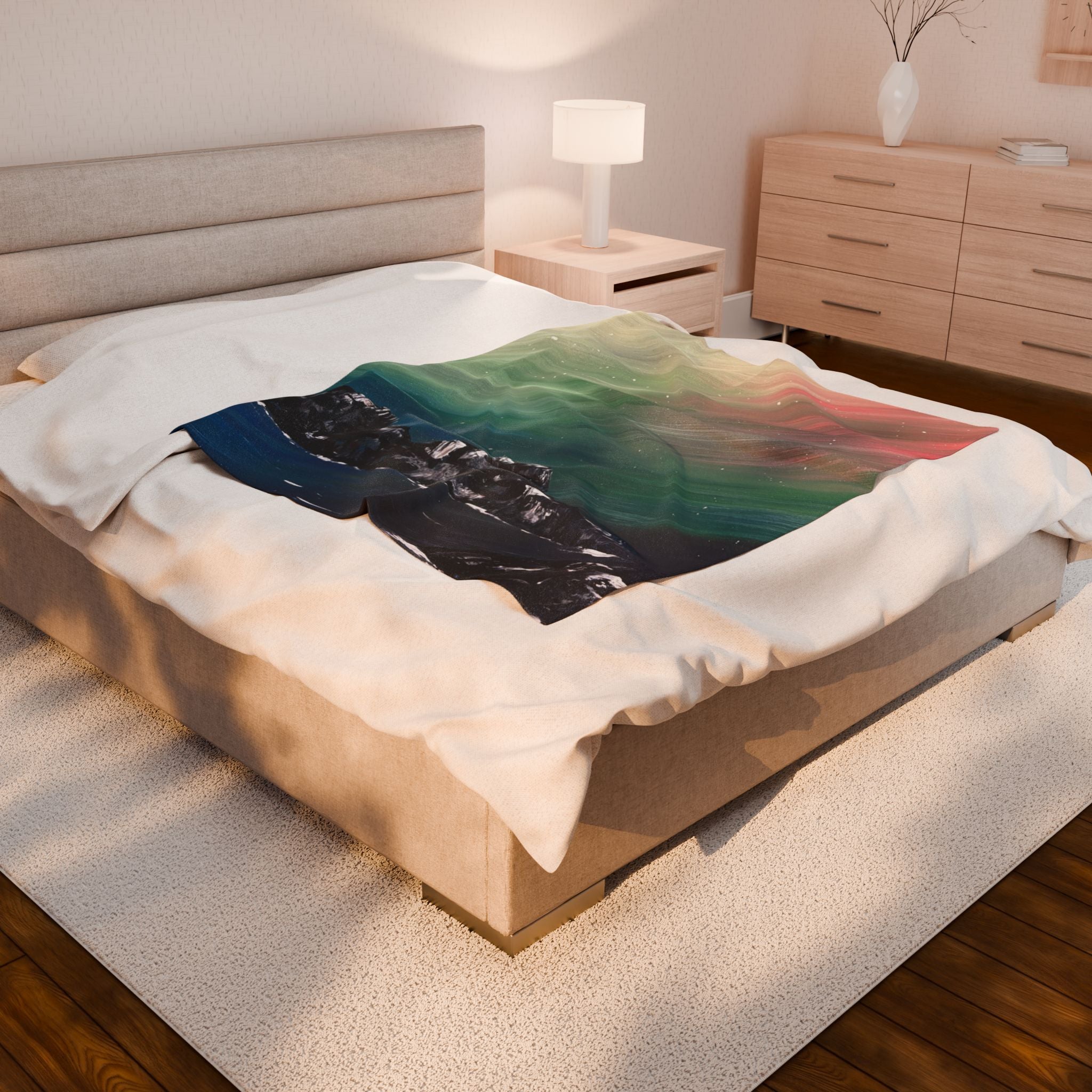 North Sky Plush Blanket Custom Designs Unique