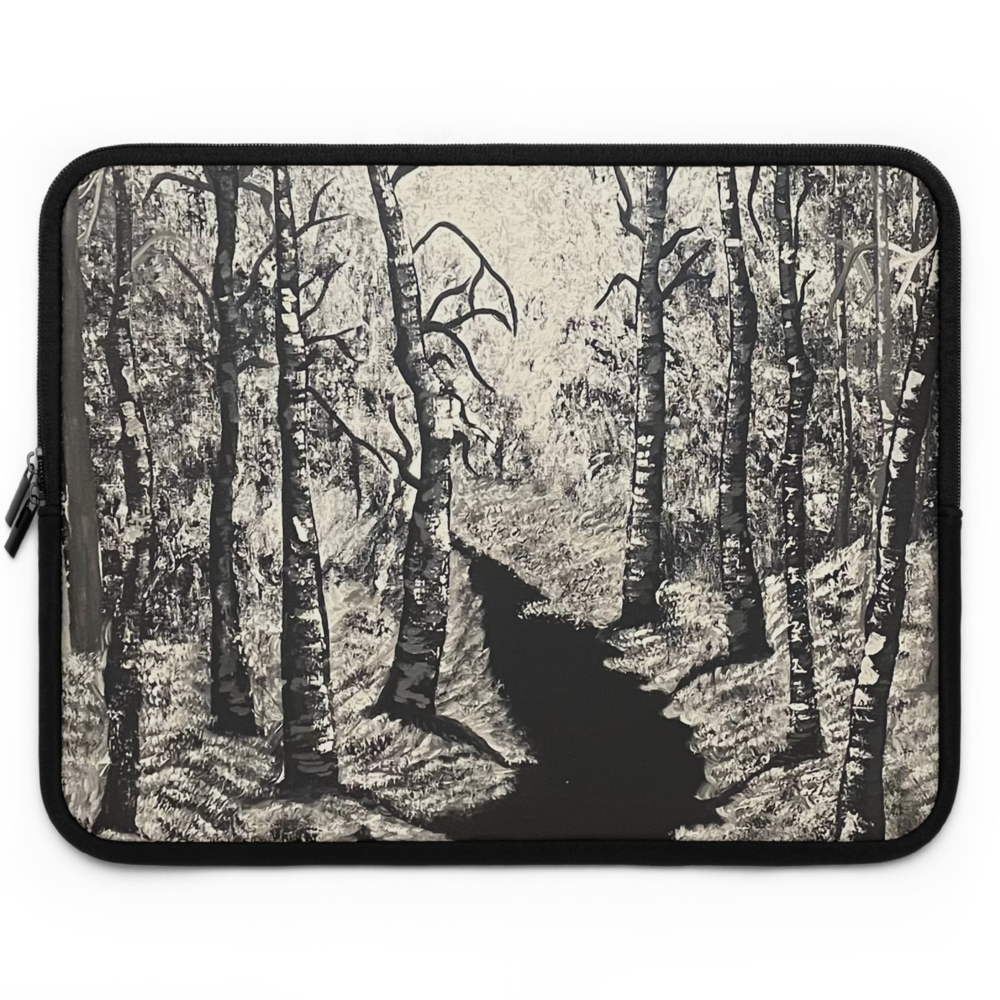 Silver Shadows  Laptop Sleeve for Tech Lovers - Perfect Gift for Students and Professionals