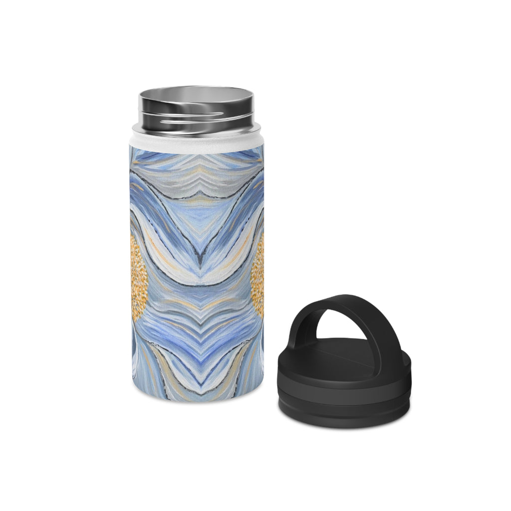 Velvet Current Stainless Steel Water Bottle with Handle Lid