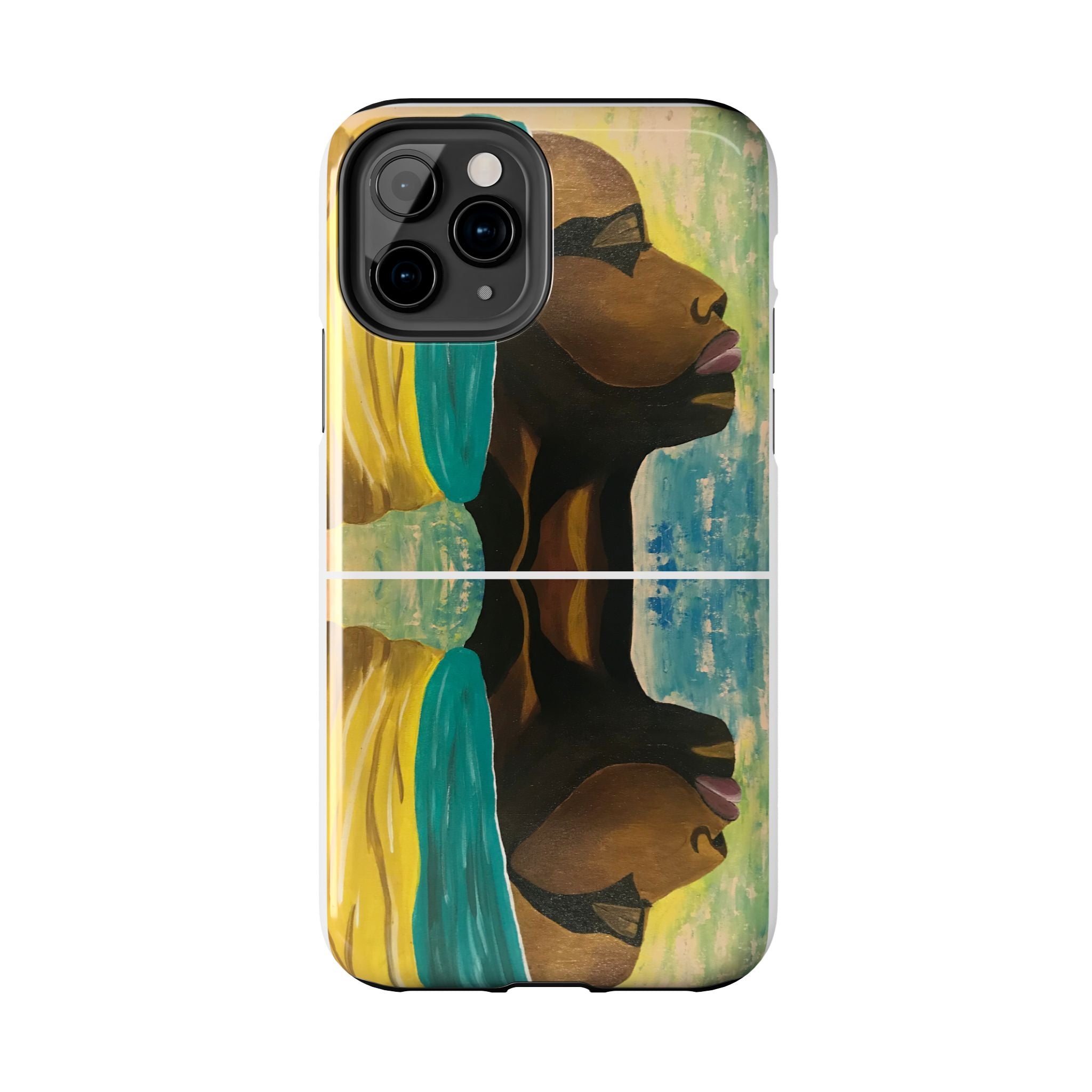 Hues of Heritage Phone Case Hand Painted