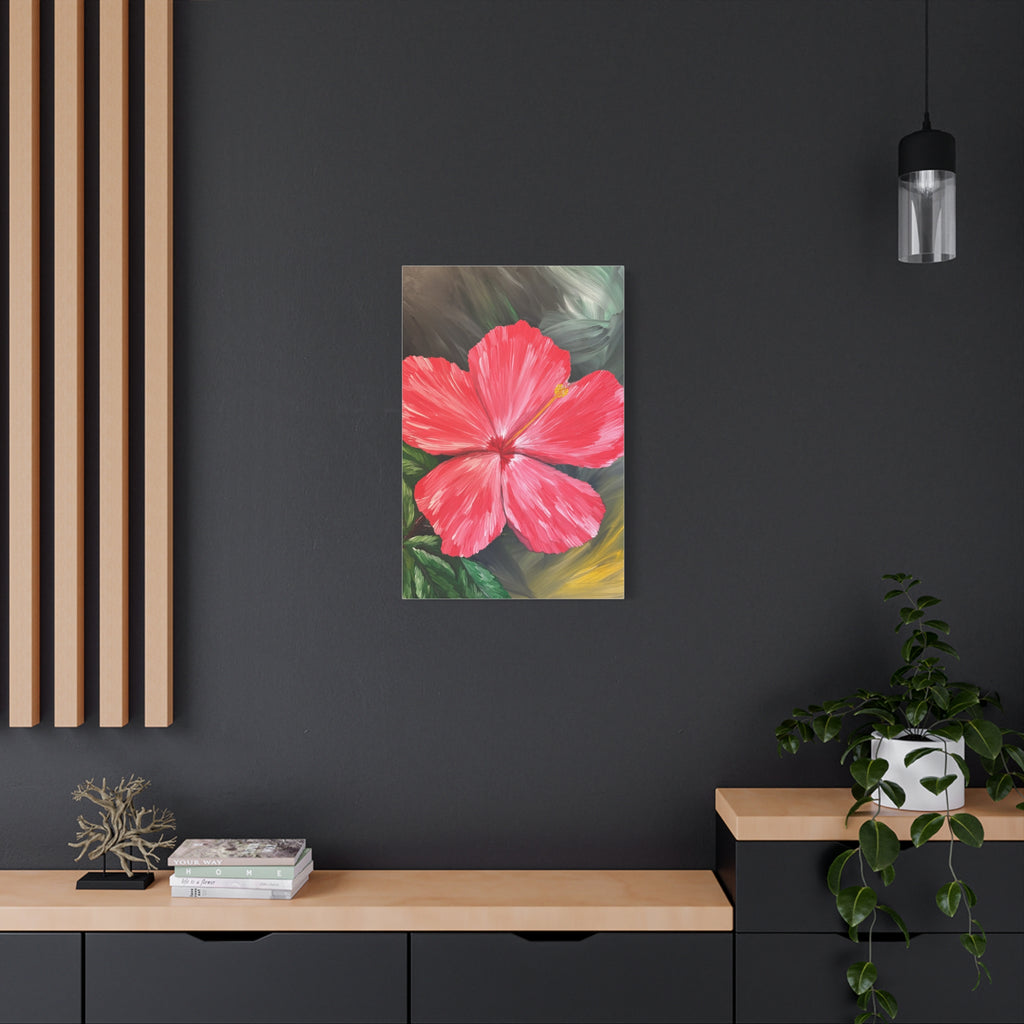 Hibiscus Hues Canvas Wall Art
