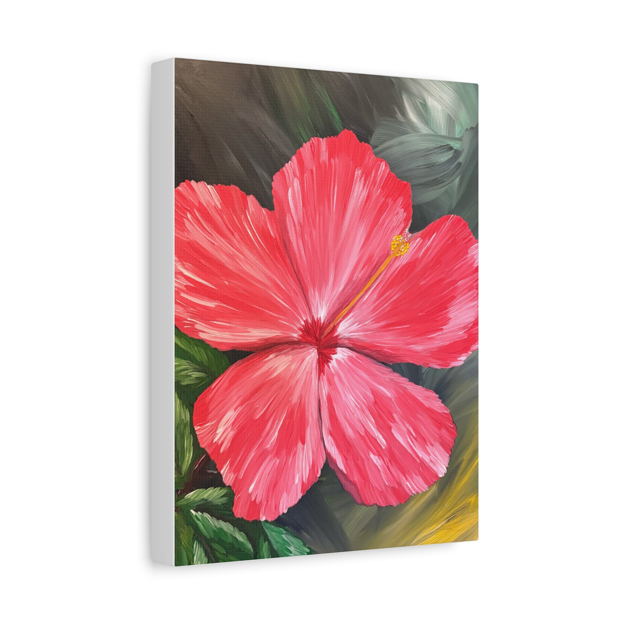 Hibiscus Hues Canvas Wall Art