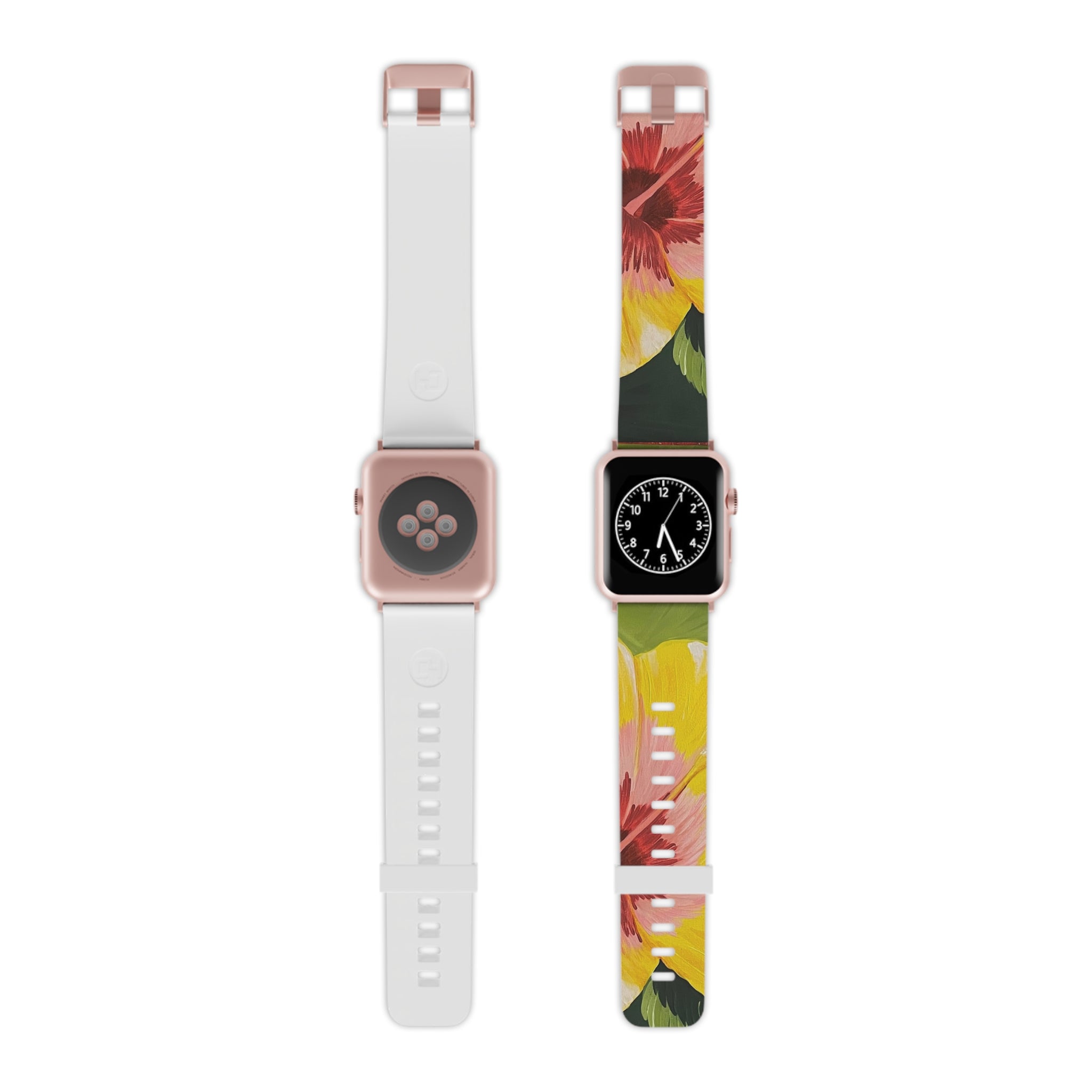 Blushing Sunrise Hand Painted Watch Bands