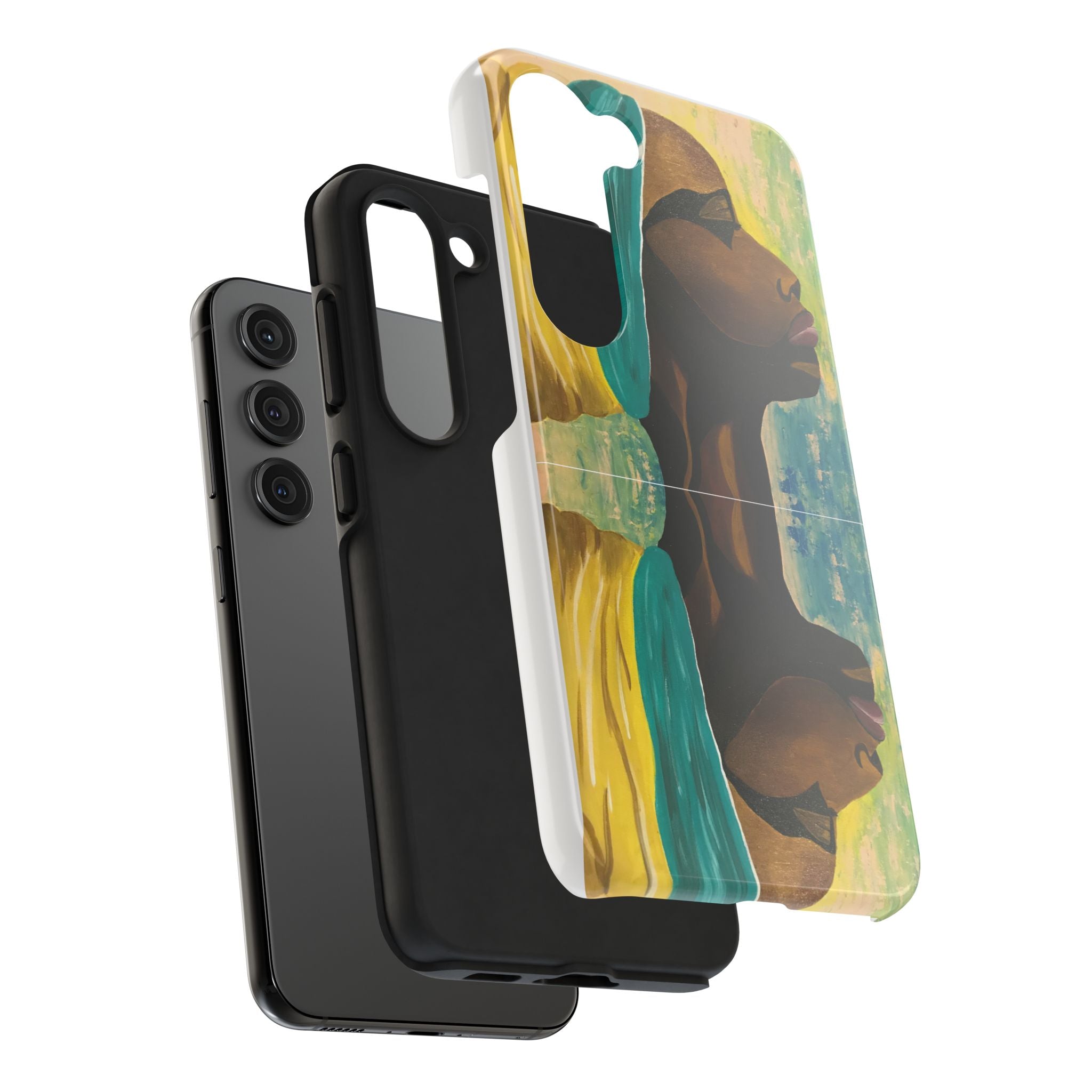 Hues of Heritage Phone Case Hand Painted