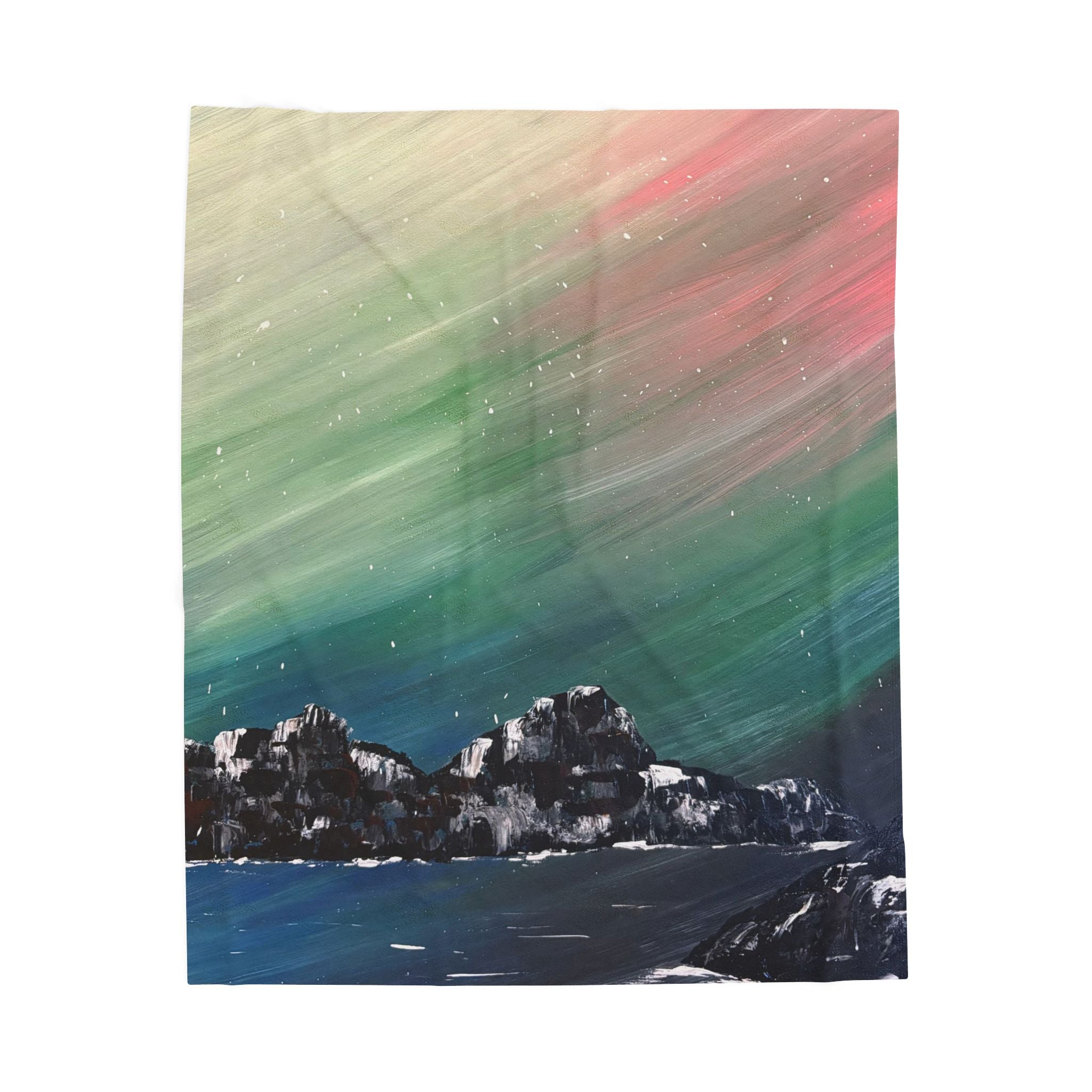 North Sky Plush Blanket Custom Designs Unique