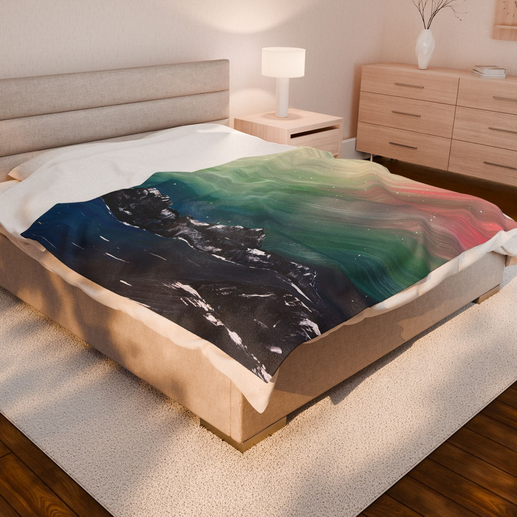 North Sky Plush Blanket Custom Designs Unique