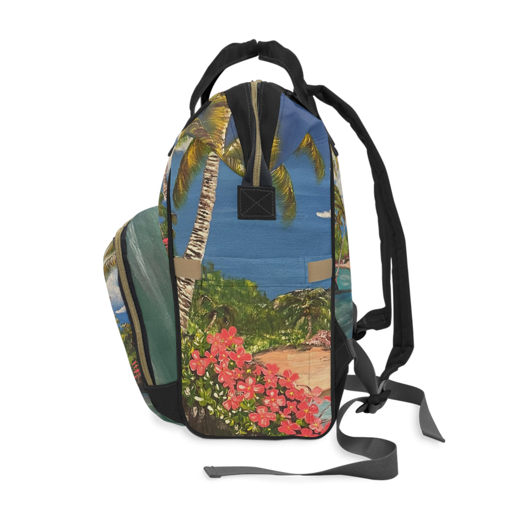 Blooming Paradise Multifunctional Backpack