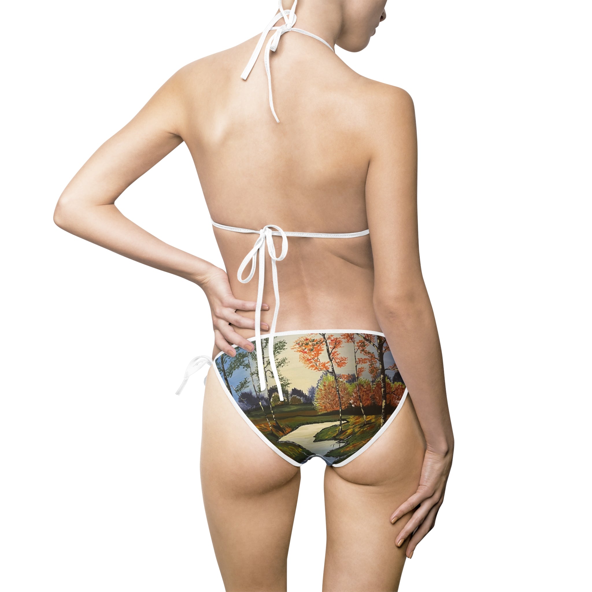 Whispering Birches Women's Bikini Set