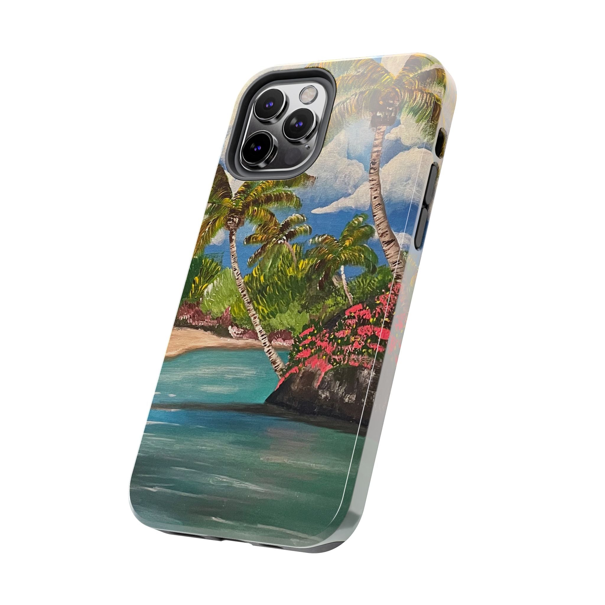 Blooming Paradise Phone Case Hand Painted Unique Designs