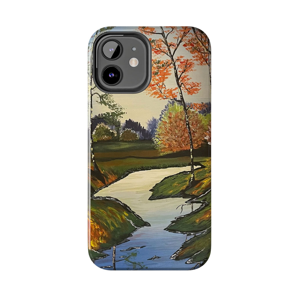Whispering Birches Phone Case - Hand Painted Unique Designs