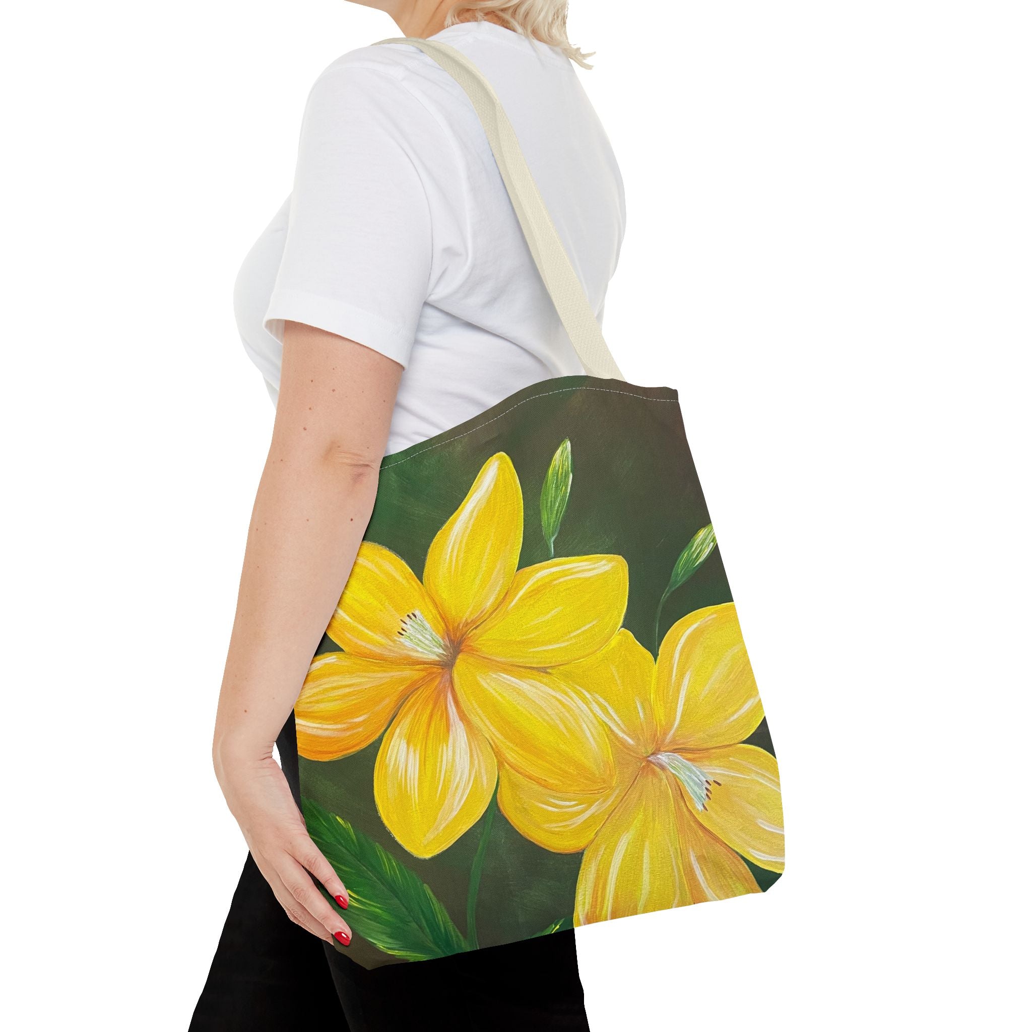 Golden Bloom Tote Bag