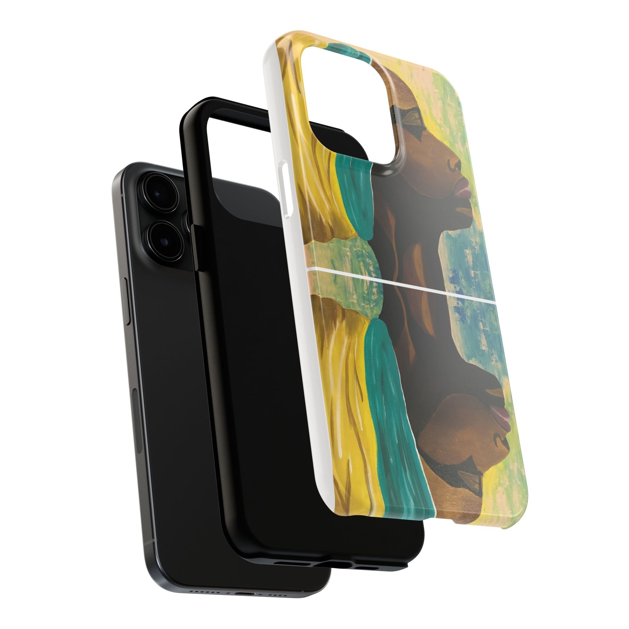 Hues of Heritage Phone Case Hand Painted