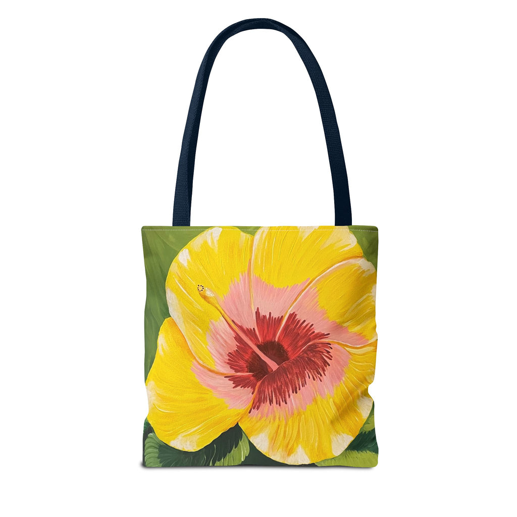 Blushing Sunrise Hand Painted Tote Bag